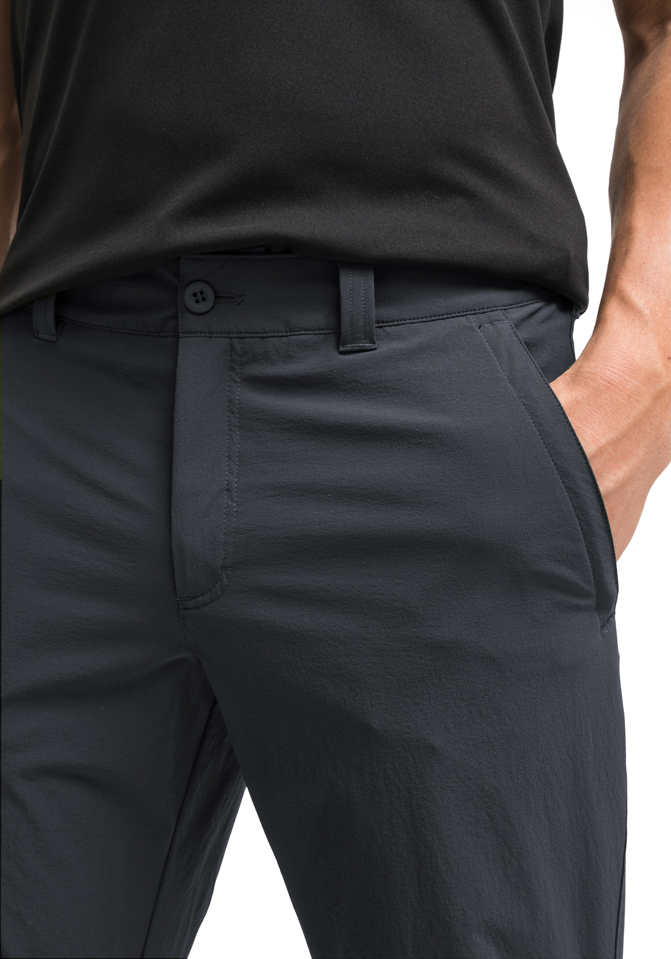 Maier Sports Funktionshose »Nil«, Herren Wanderhose, atmungsaktive Outdoor-Hose mit Roll up Funktion