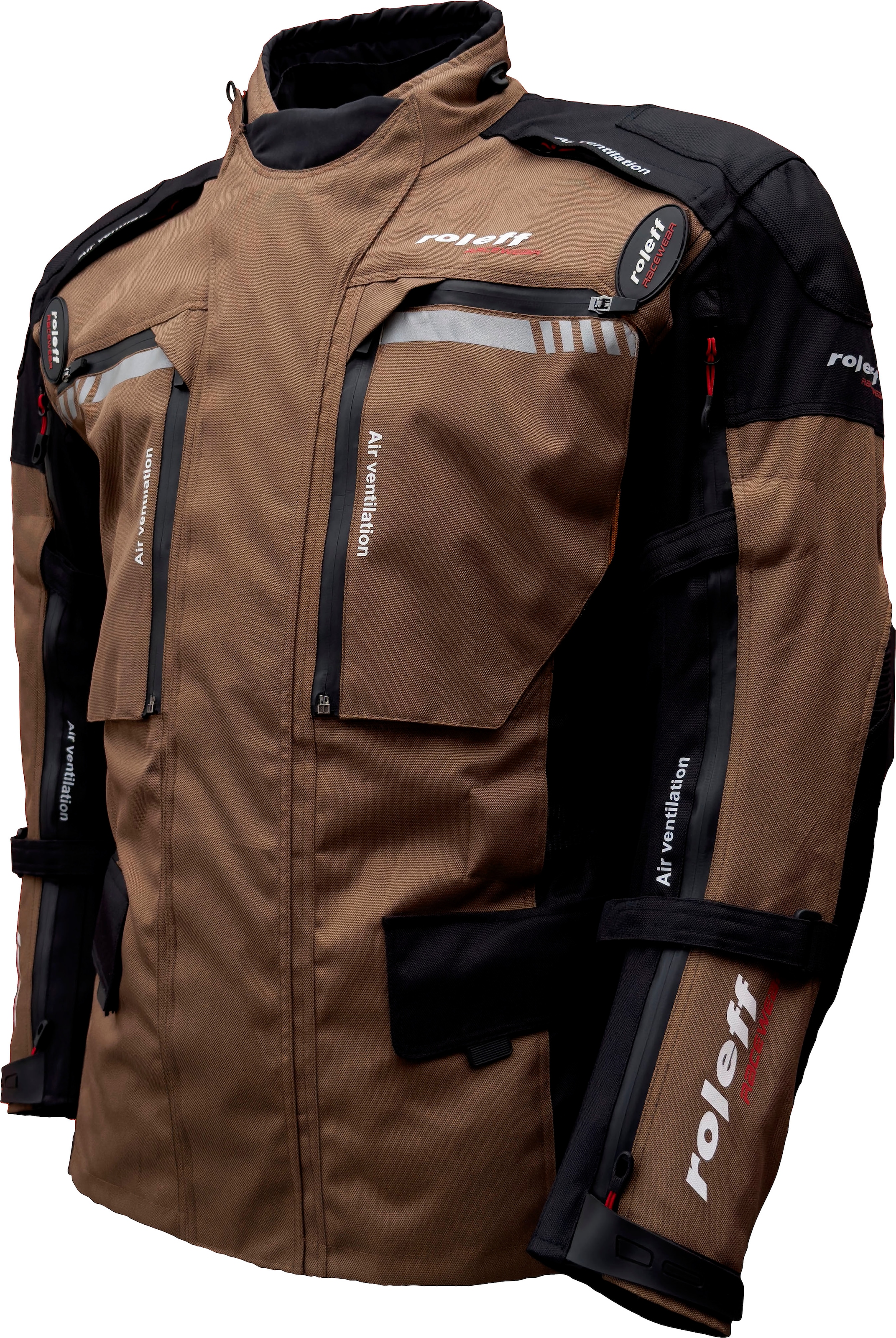 roleff Motorradjacke »Enduro«, mit Protektoren, optimale Belüftung