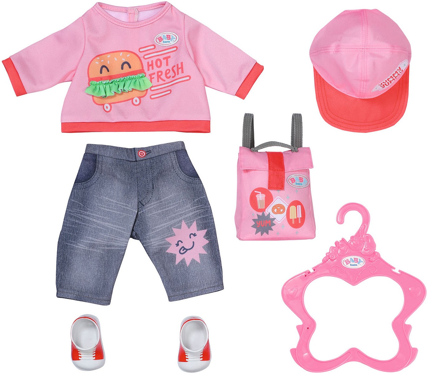 Baby Born Puppenkleidung "Snack Shop Outfit, 43cm"