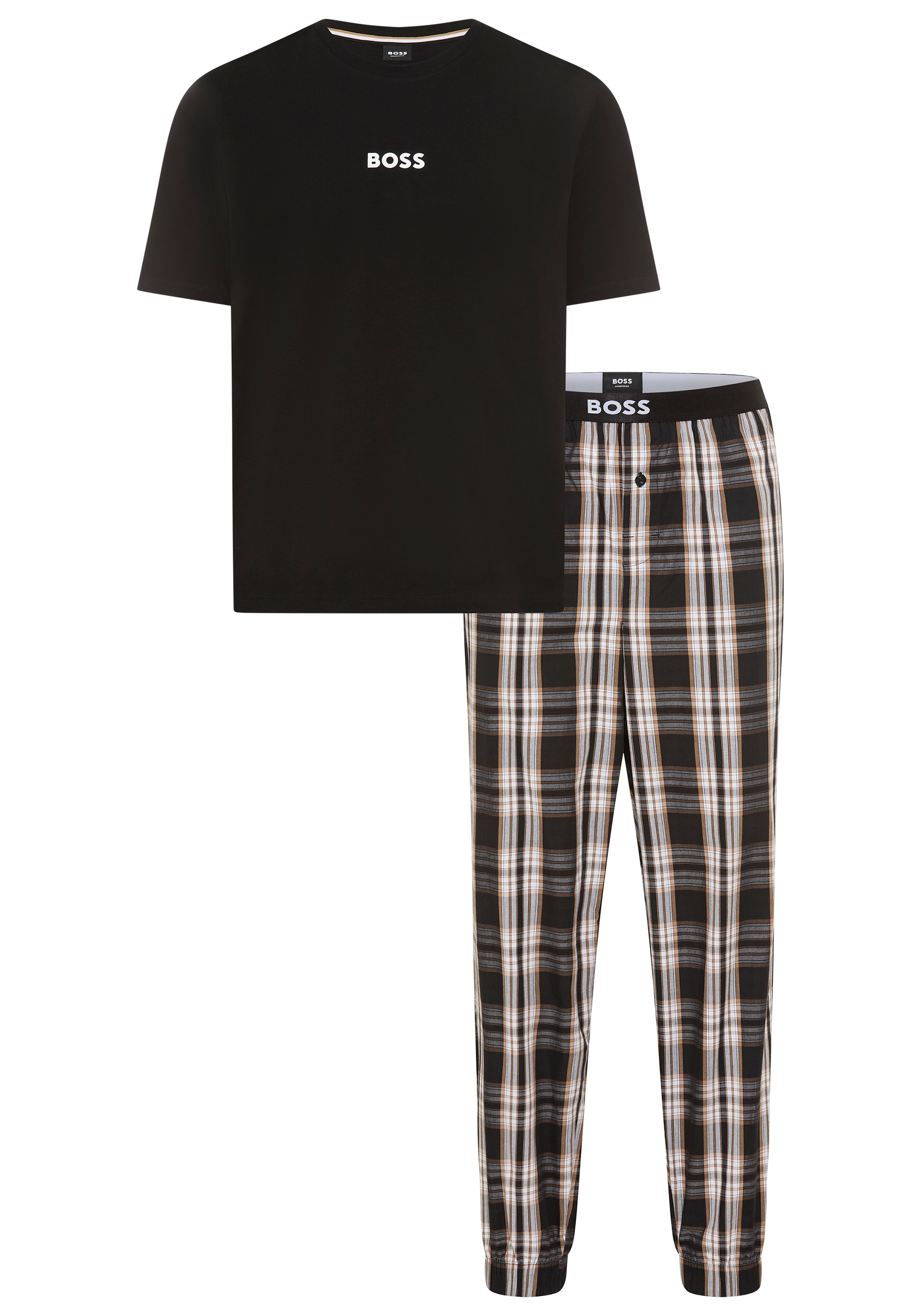 BOSS Pyjama »Easy Long Set TShirt« Set, 2 tlg.