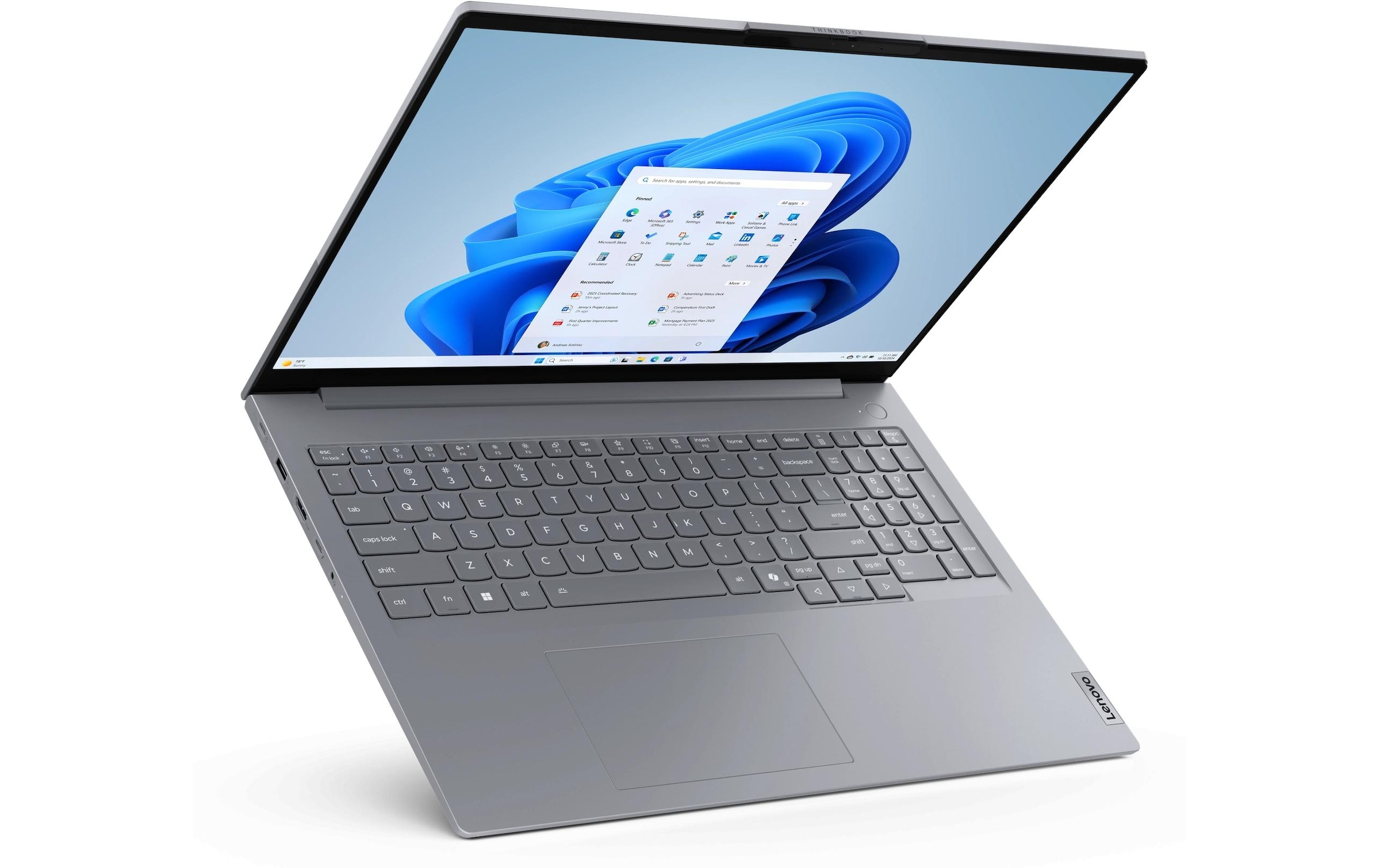 Lenovo Notebook »ThinkBook 16 G8 IAL«, 40,64 cm, / 16 Zoll, Intel, Core Ultra 7, Intel Graphics, eingebauter Lautsprecher, eingebautes Mikrofon, Webcam