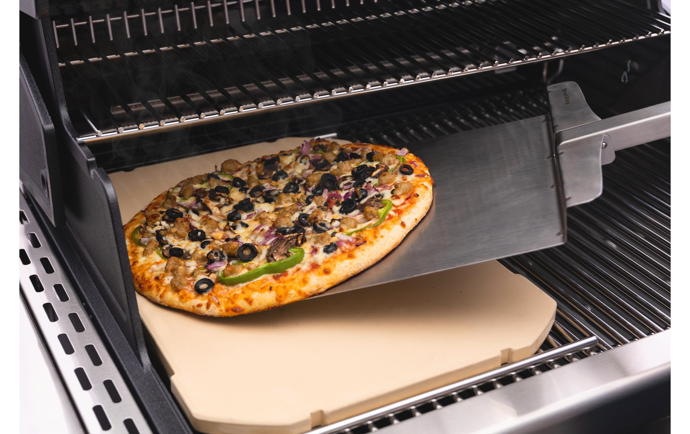 Broil King Pizzastein »Baron, Eckig«, Schamottstein