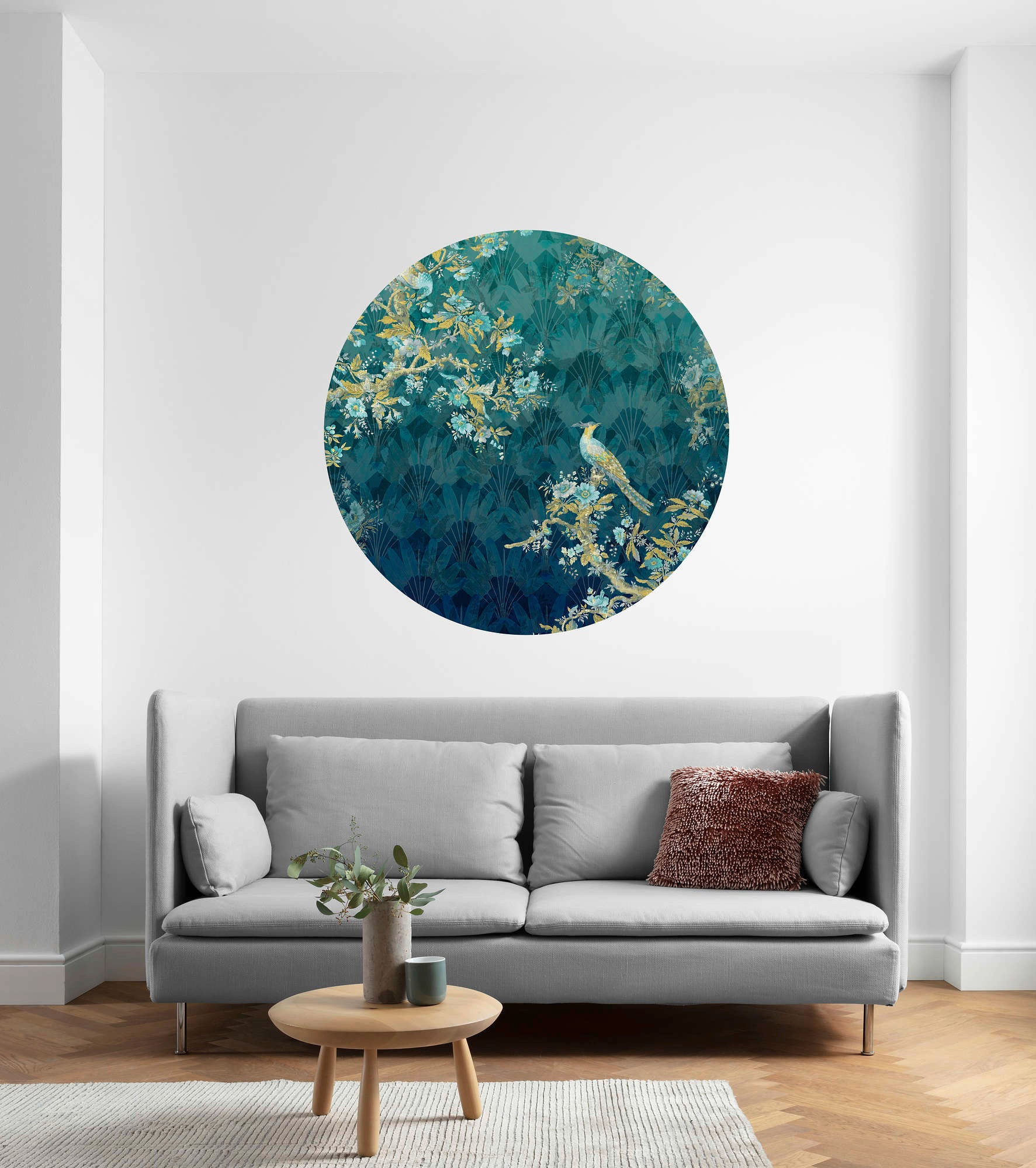 Komar Vliestapete "Vlies selbstklebend - Majestic - Größe 125 x 125 cm" bedruckt glatt Wohnzimmer, Schlafzimmer