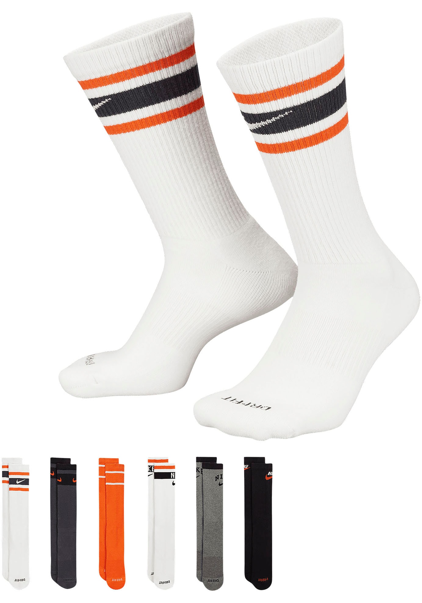 Nike Sportsocken »Everyday Plus Paar) Jelmoli-Versand Schweiz bei (6 Socks Crew online (-Pack)«, Cushioned bestellen