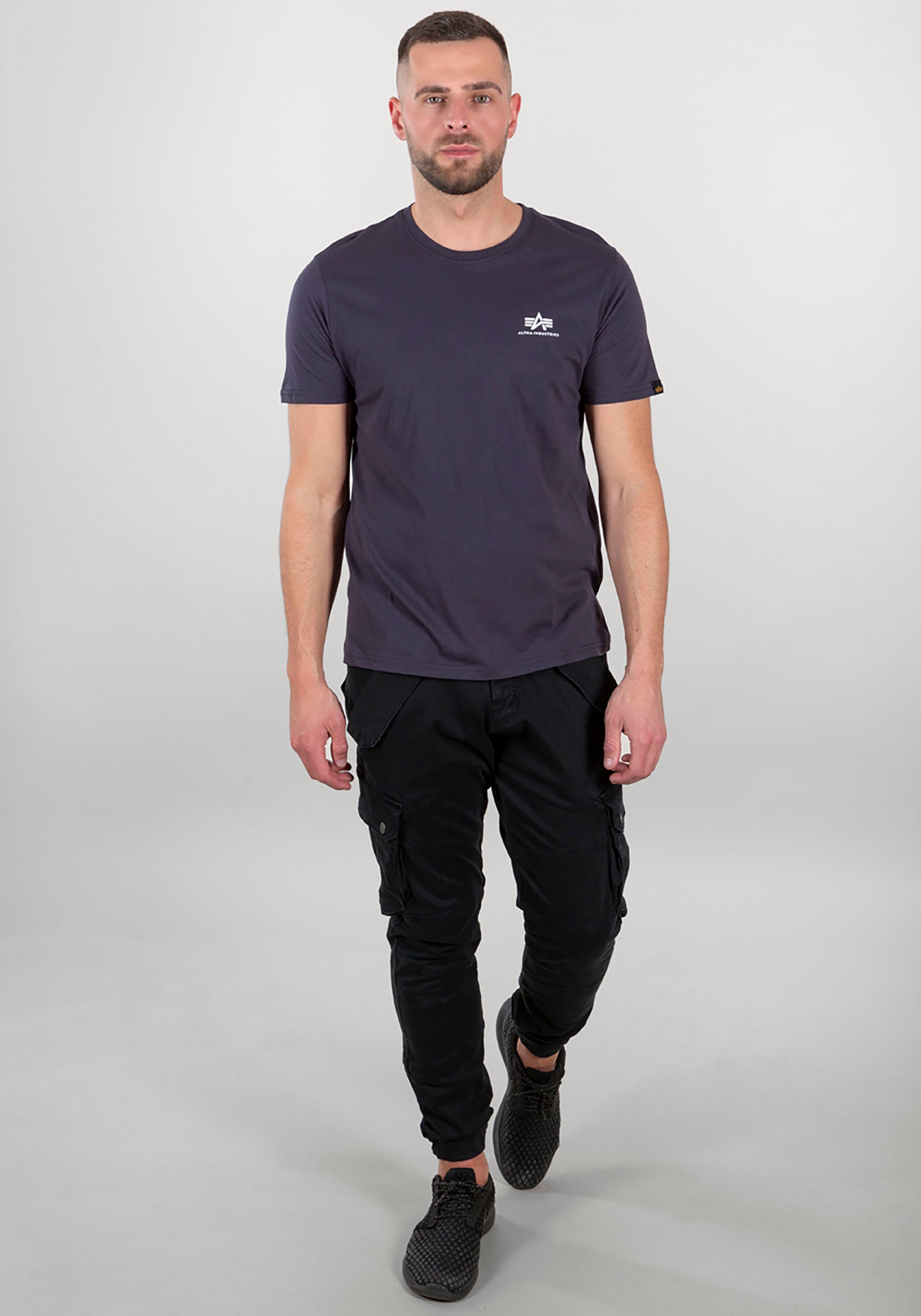 Alpha Industries Rundhalsshirt »BASIC T SMALL LOGO«