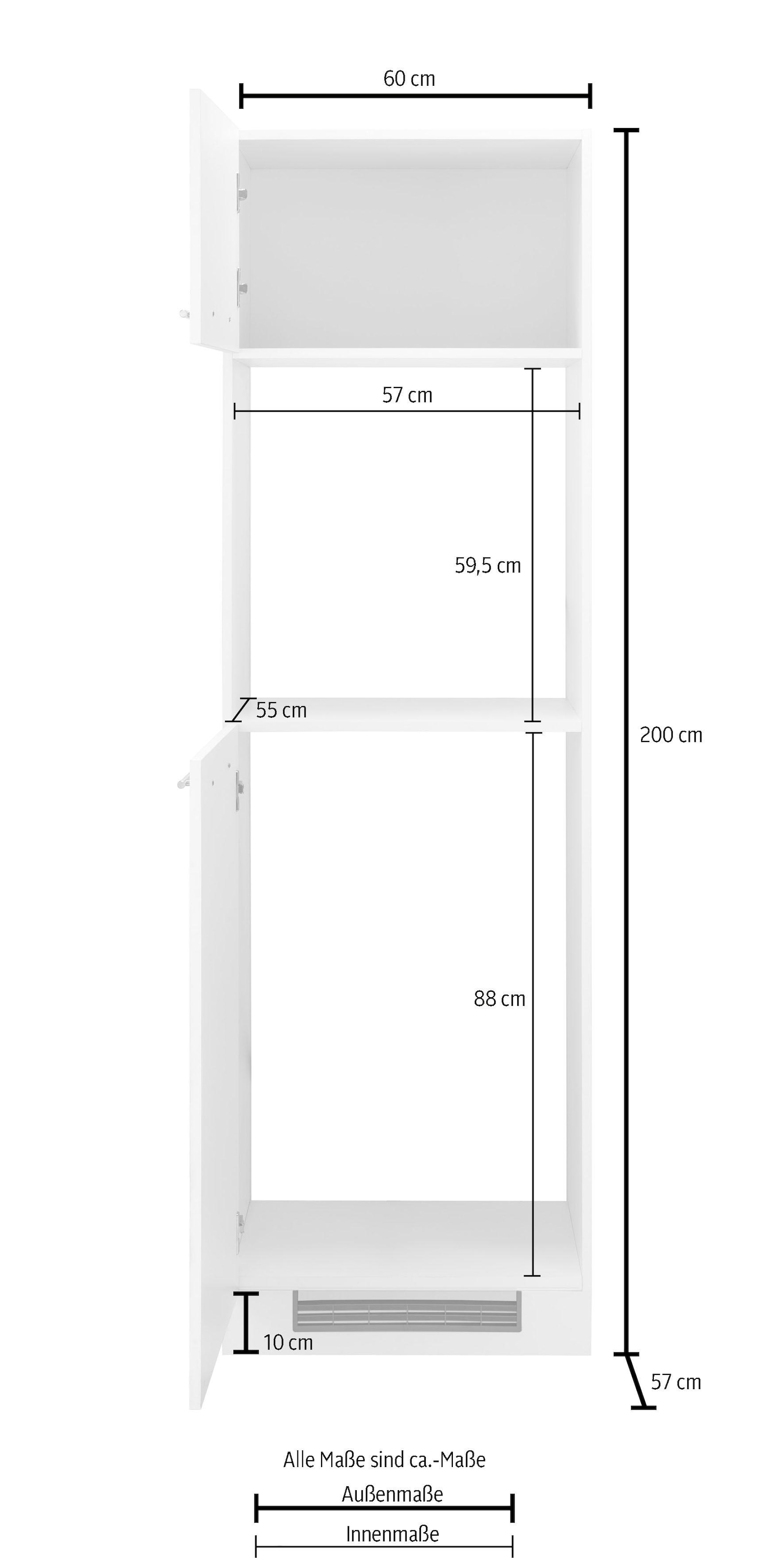 wiho Küchen Backofenumbauschrank »Flexi2«