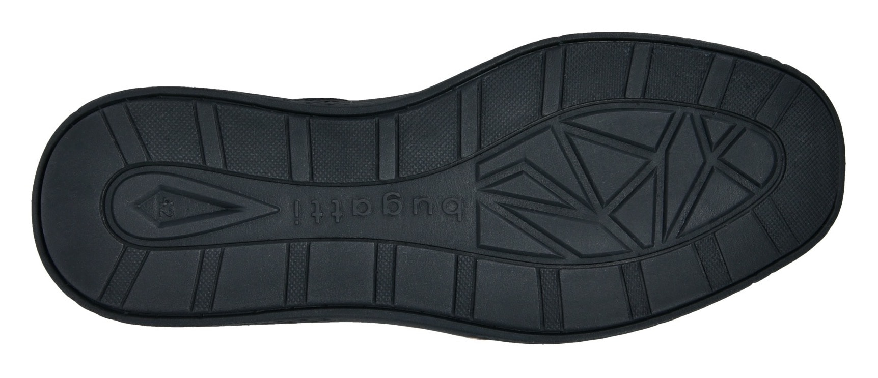 bugatti Slip-On Sneaker, Halbschuh, Freizeitsneaker mit Perforation, elastische Schnürsenkel