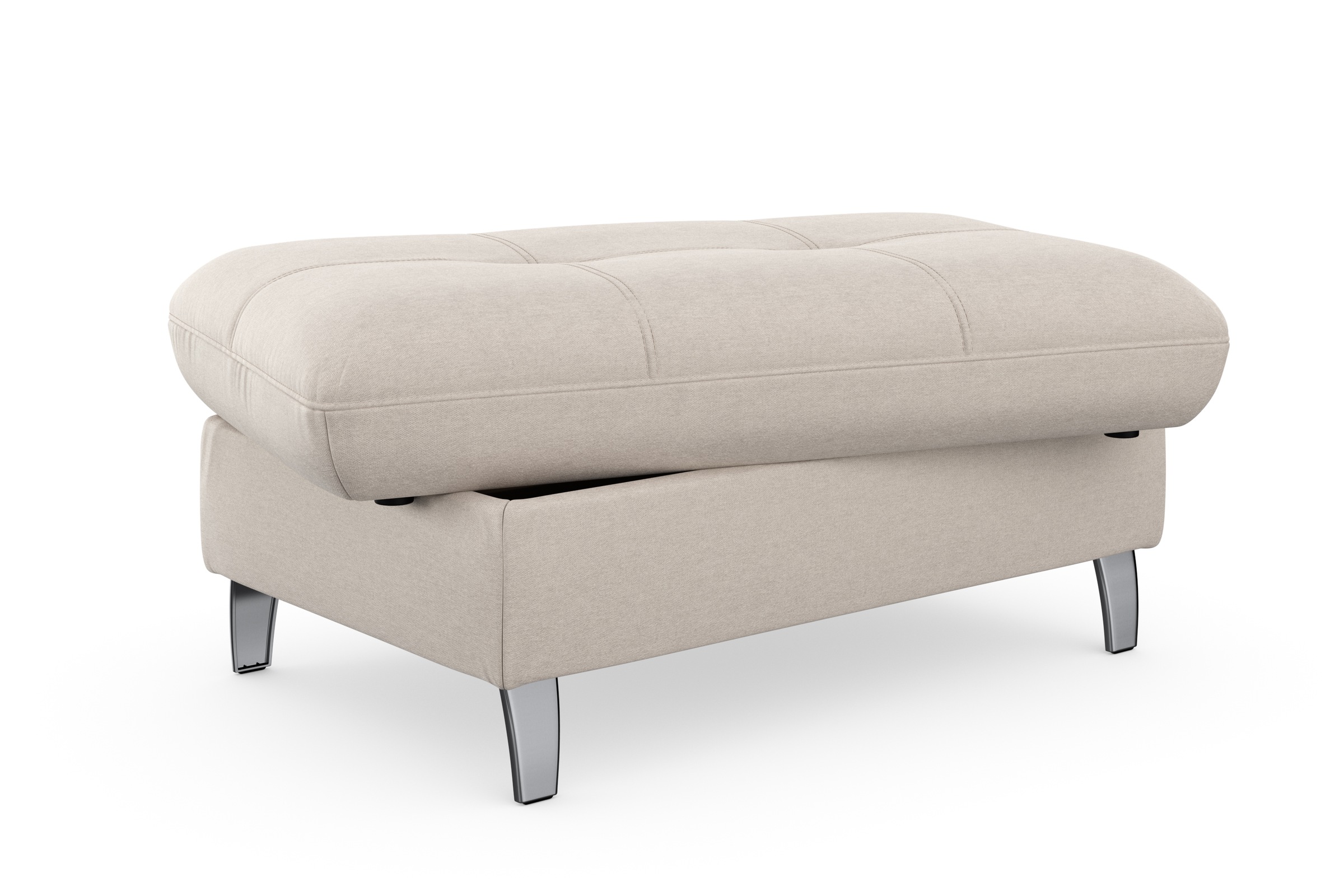 sit&more Stauraumhocker »Maggiore«, mit Stauraum und modernen Metallbeinen