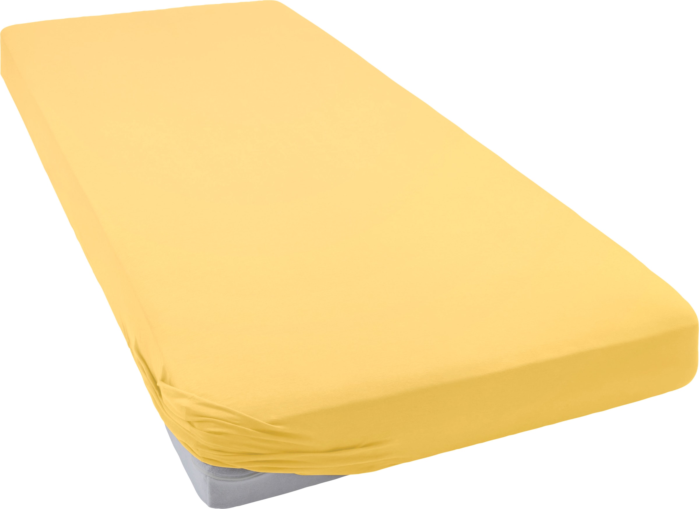 bellana Spannbettlaken »Mako-Jersey exclusiv in Gr. 90x200, 140x200 oder 180x200 cm«, aus Baumwolle, für Matratzen bis 25 cm Höhe, Bettlaken, Spannbetttuch