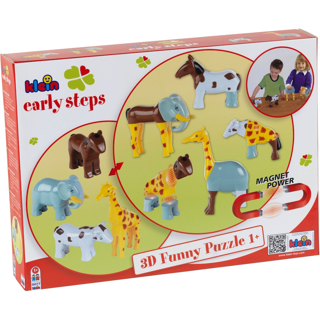 Klein Steckpuzzle »Early Steps Magnetpuzzle 4 Tiere«