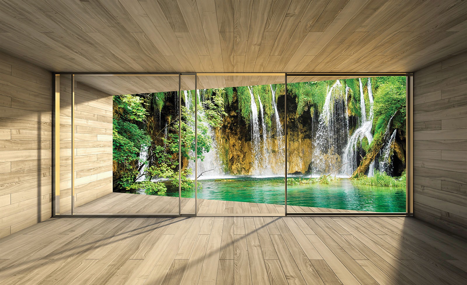 Consalnet Vliestapete »Wasserfall Terrasse«, verschiedene Motivgrössen, für das Büro... kaufen