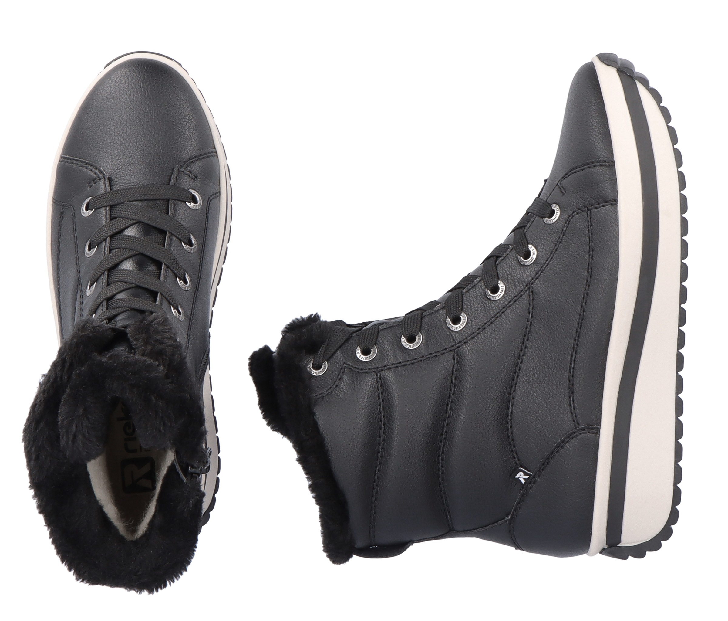 Rieker EVOLUTION Winterboots, Schnürboots, Stiefelette mit praktischem Innenreissverschluss