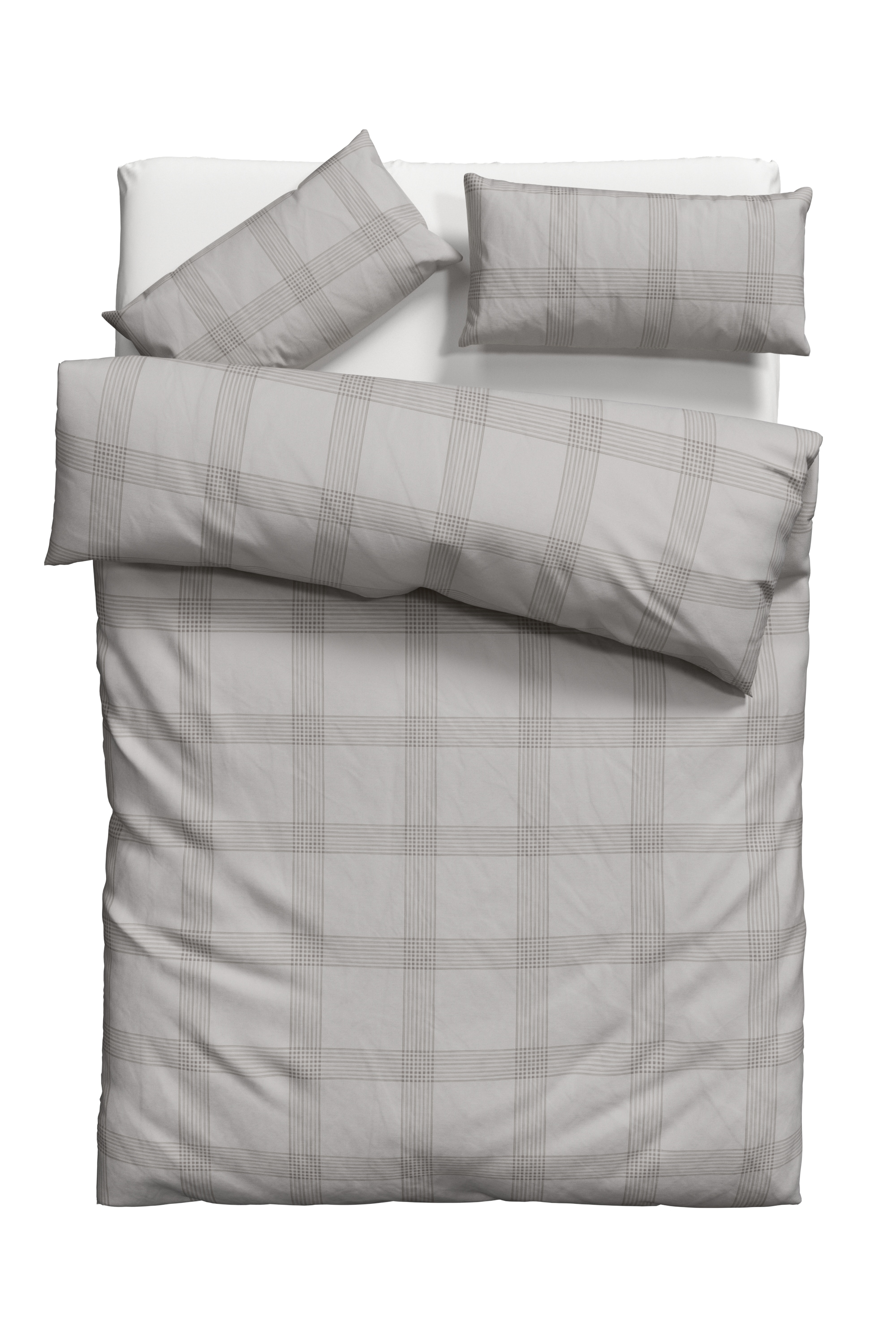 GOODproduct Bettwäsche »Check in Gr. 135x200, 155x220 oder 200x200 cm«, Bettwäsche aus Bio-Baumwolle, Bettwäsche im Karo-Design