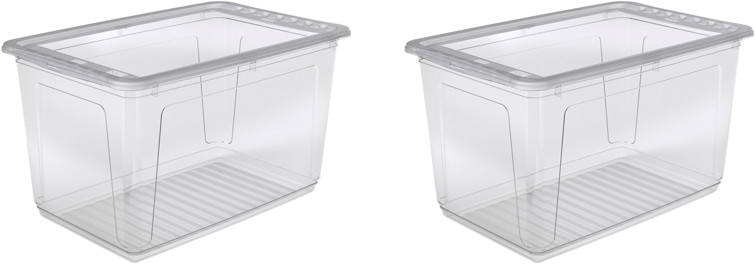 keeeper Aufbewahrungsbox »bea«, (Set, 2 St.), 3 x 52 L, mit Air Control-System