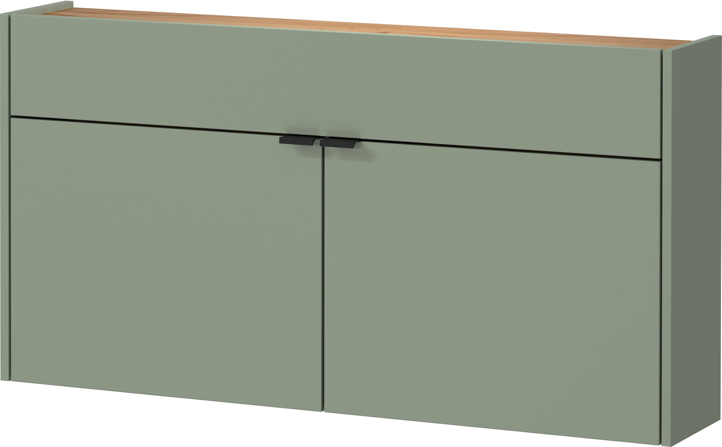 GERMANIA Garderoben-Set »Ameca«, (Set, 2 St.), Mehrzweckschrank und Spiegel, geringe Tiefe, ideal für schmale Flure