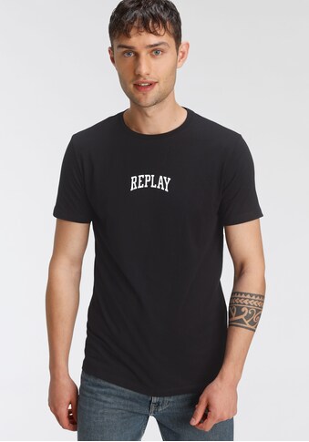 Replay T-Shirt, mit Markenprint kaufen