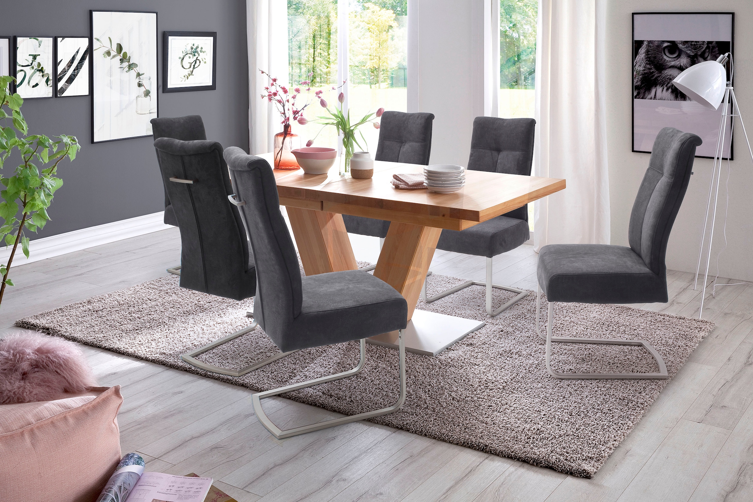bis | online »Talena«, 2 Stuhl belastbar Freischwinger Kg furniture Jelmoli-Versand 120 (Set), MCA bestellen St.,