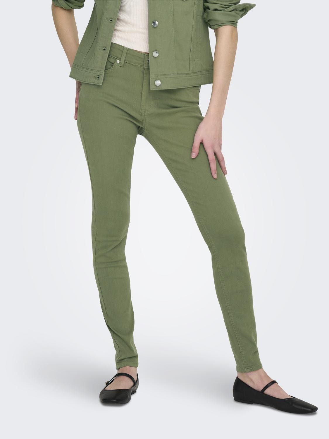 ONLY Skinny-fit-Jeans »ONLBLUSH MID SKINNY COL PANT PNT RP«