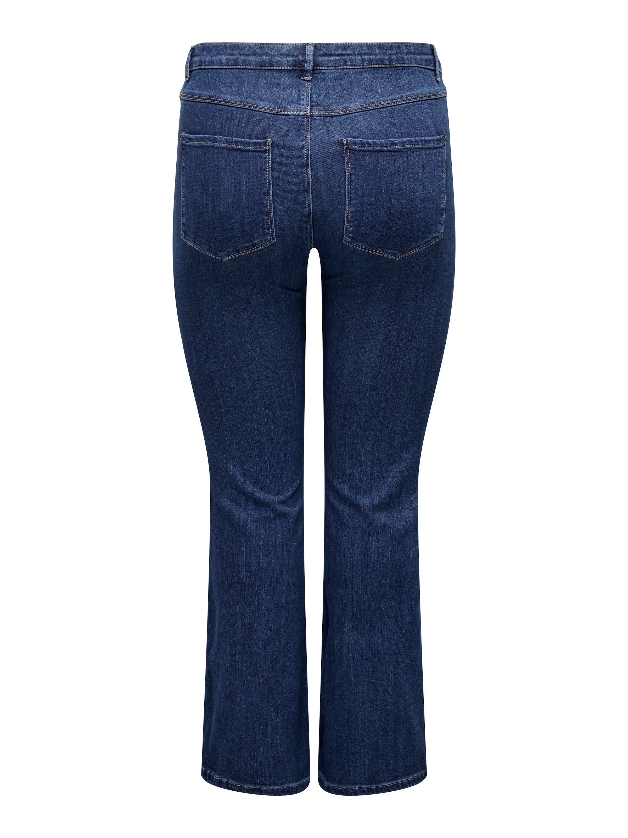 ONLY CARMAKOMA Bootcut-Jeans »CARTHUNDER LIFE MID PUSH UP FLARED DNM«