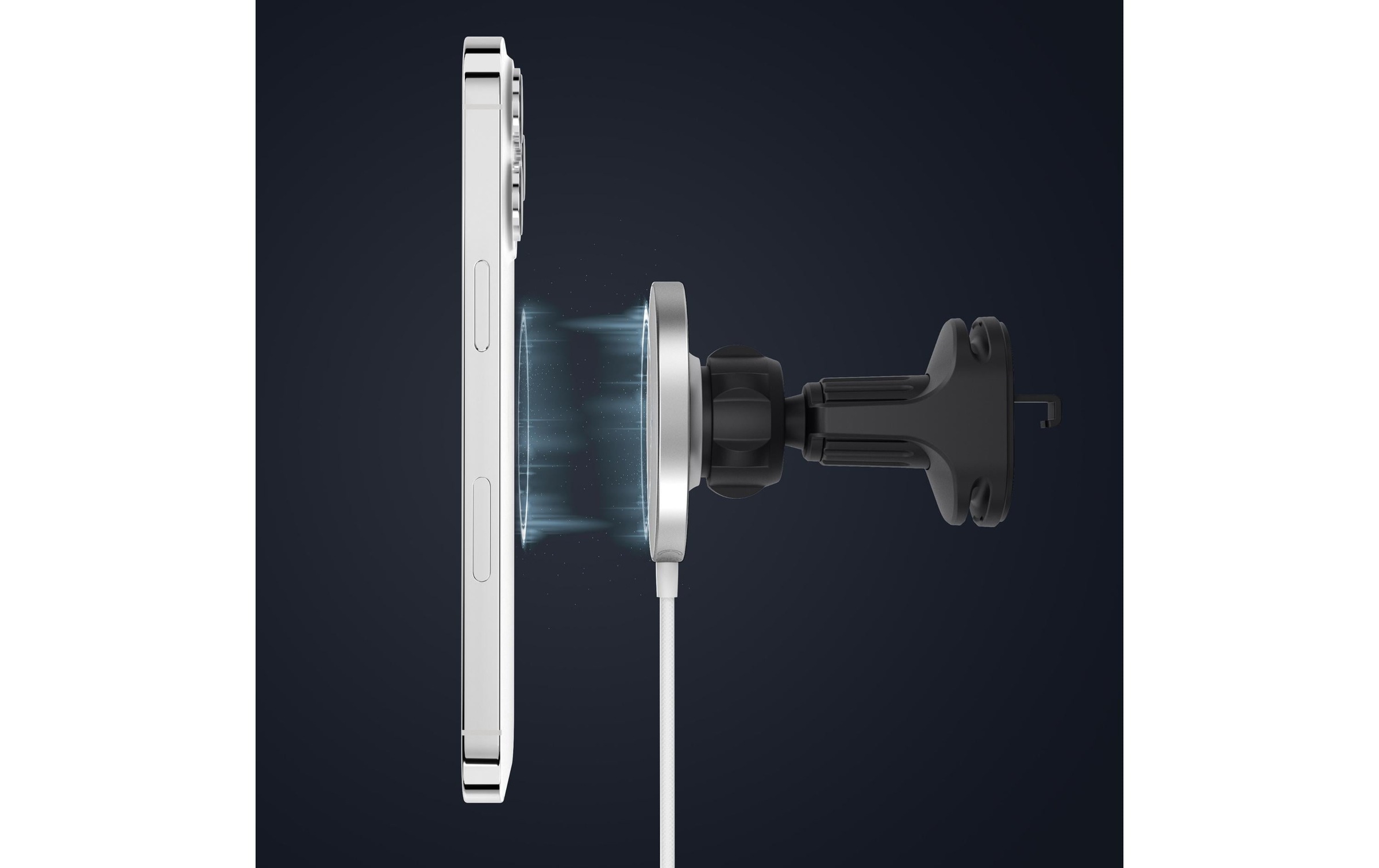 VONMÄHLEN Wireless Charger »Aura Car Charger White«