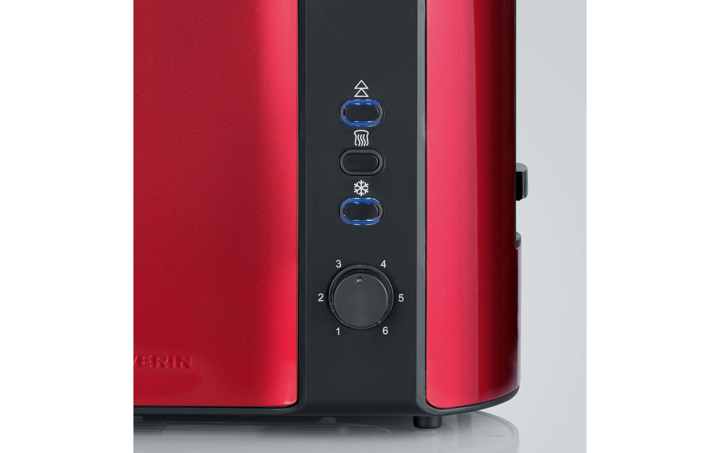 Severin Toaster »AT 2217 Rot Schwarz«, 800 W, Lieferung mit passendem CH-Fixadapter