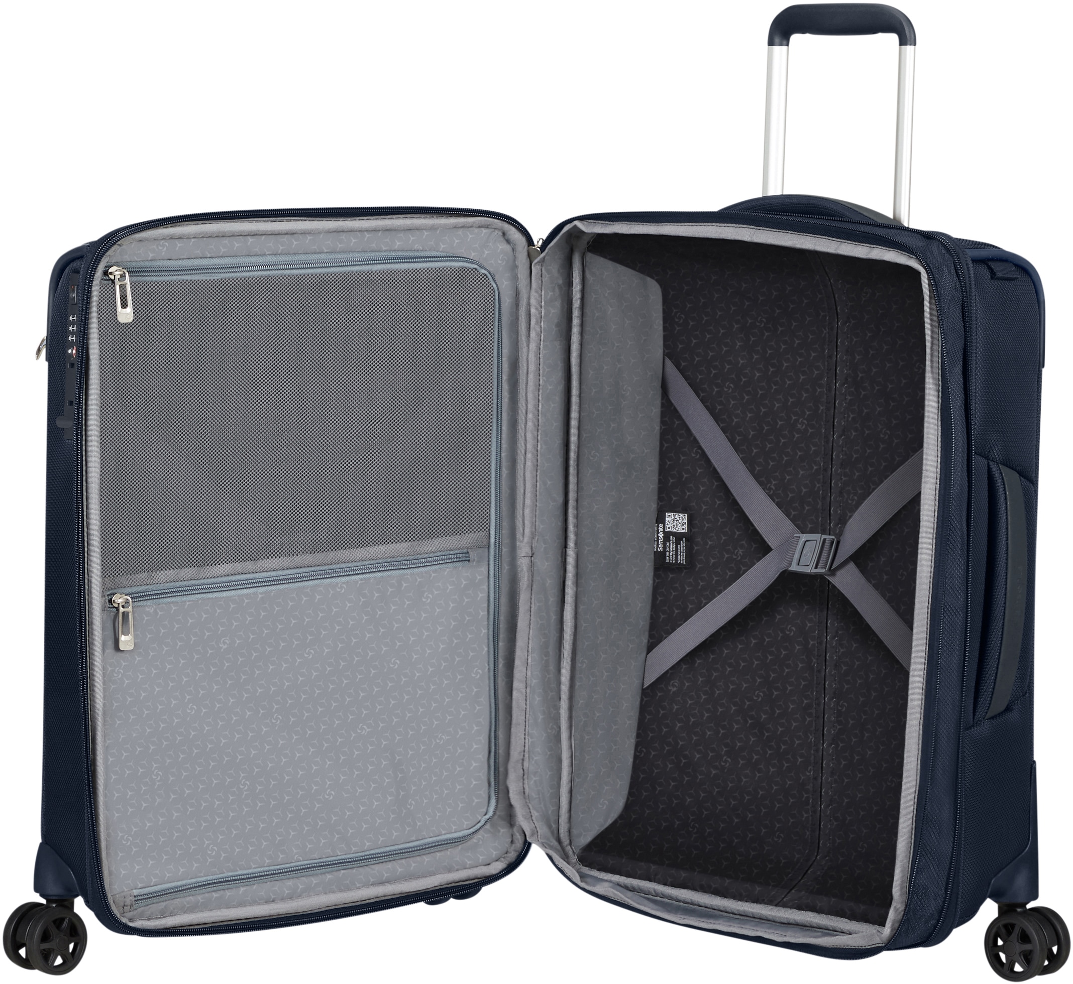 Samsonite Weichgepäck-Trolley »RESPARK exp, verschiedene Grössen und Farben«, 4 Rollen, Reisekoffer Aufgabegepäck Reisegepäck mit Volumenerweiterung