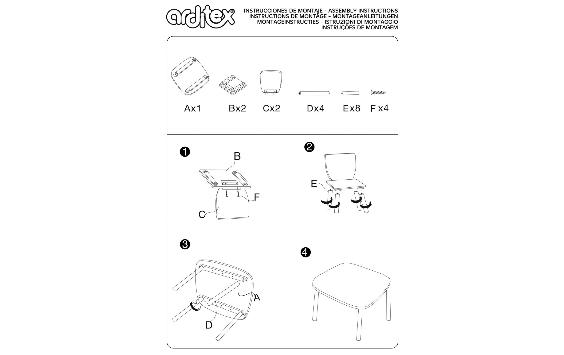 Kindersitzgruppe »Arditex Disney«