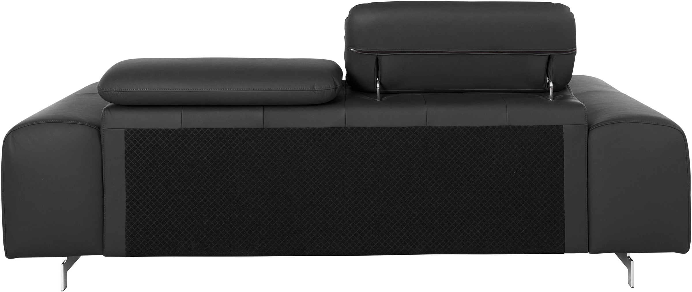 COTTA 3-Sitzer »Chef«, Big-Sofa mit Kopfteilverstellung, edle Metallkufen