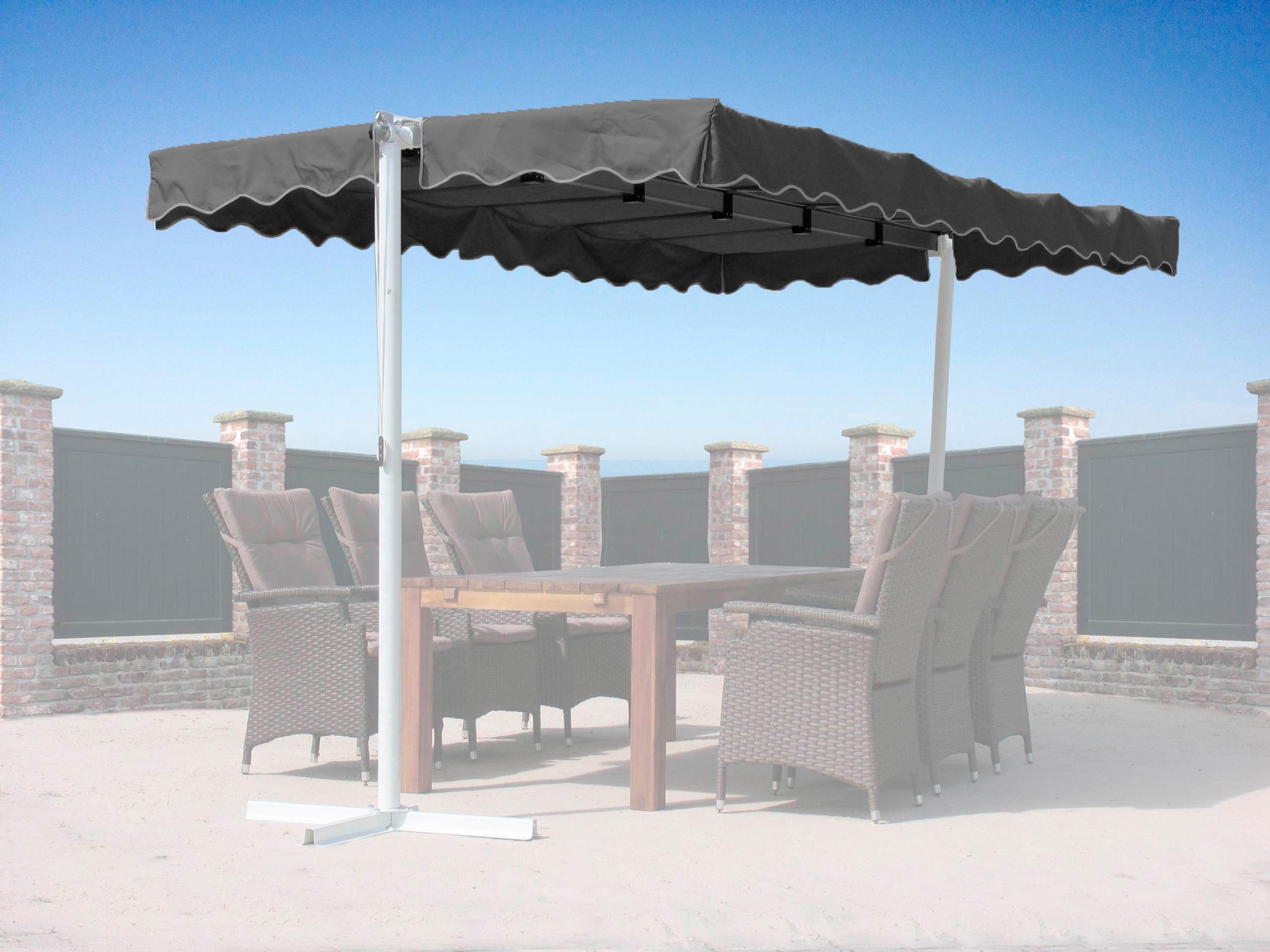 Quick Star Pavillon-Ersatzdach »Dubai«, für Terrassendach, 375x225 cm