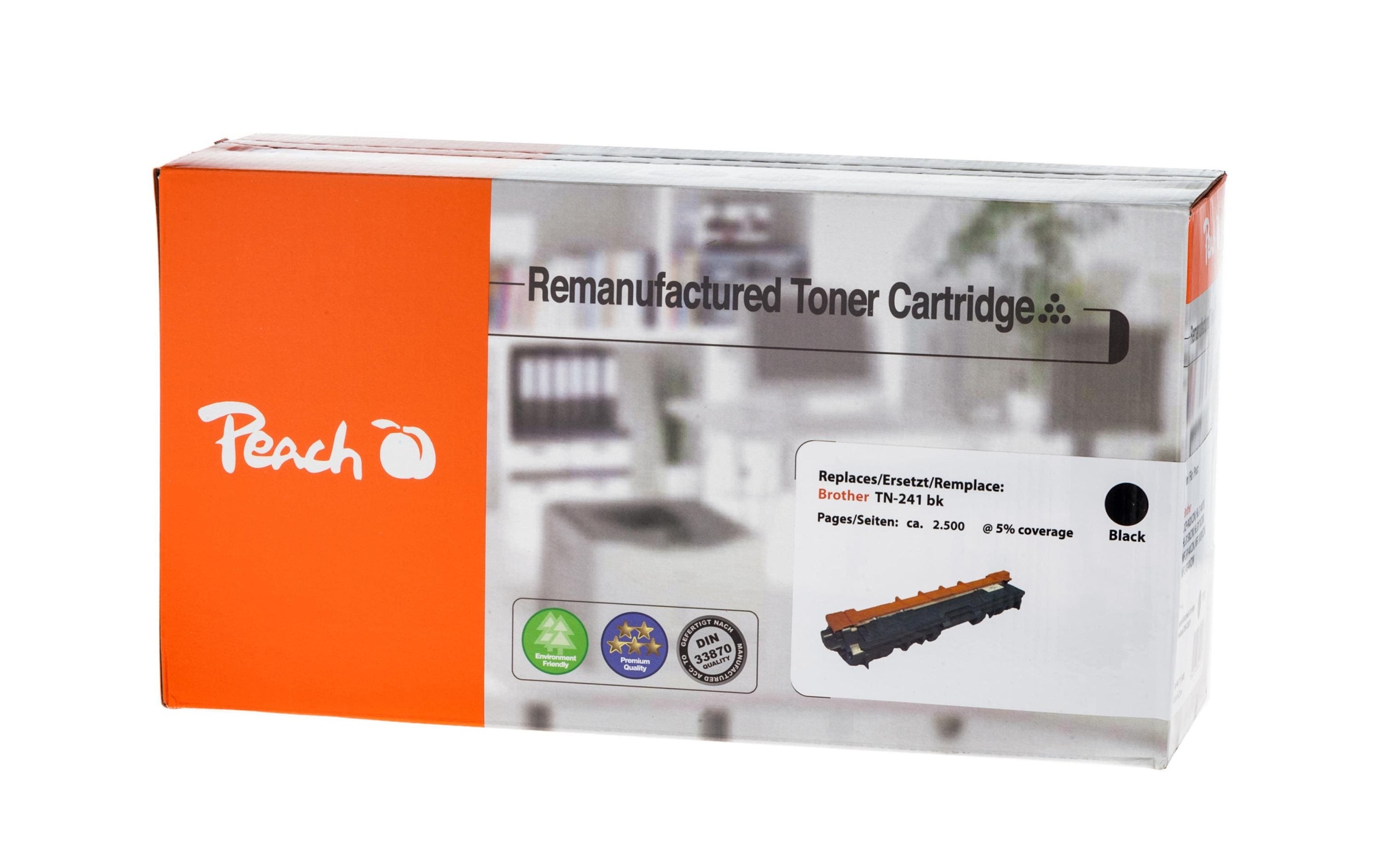 Peach Tonerpatrone »Brother TN-241 Black«, (1 St.)