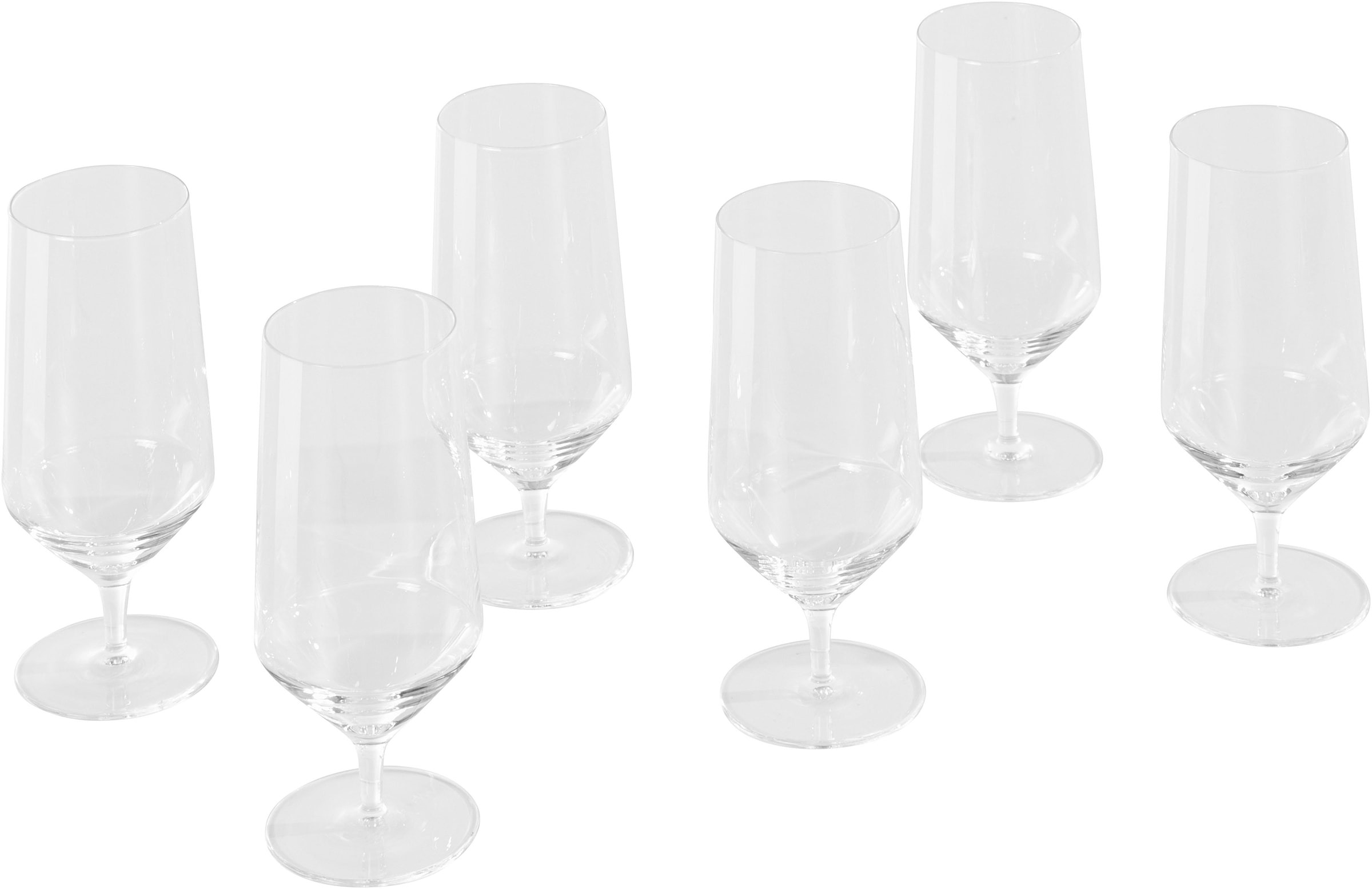 LeGer Home by Lena Gercke Bierglas »Philina«, (Set, 6 tlg.), mundgeblasen, 6-teilig