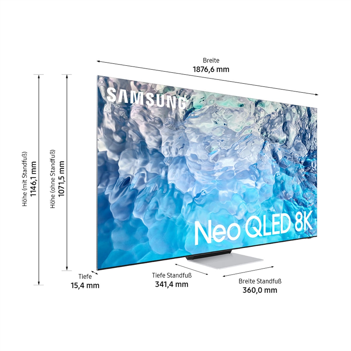 Samsung LED-Fernseher »QE85QN900BTXZU«, QLED