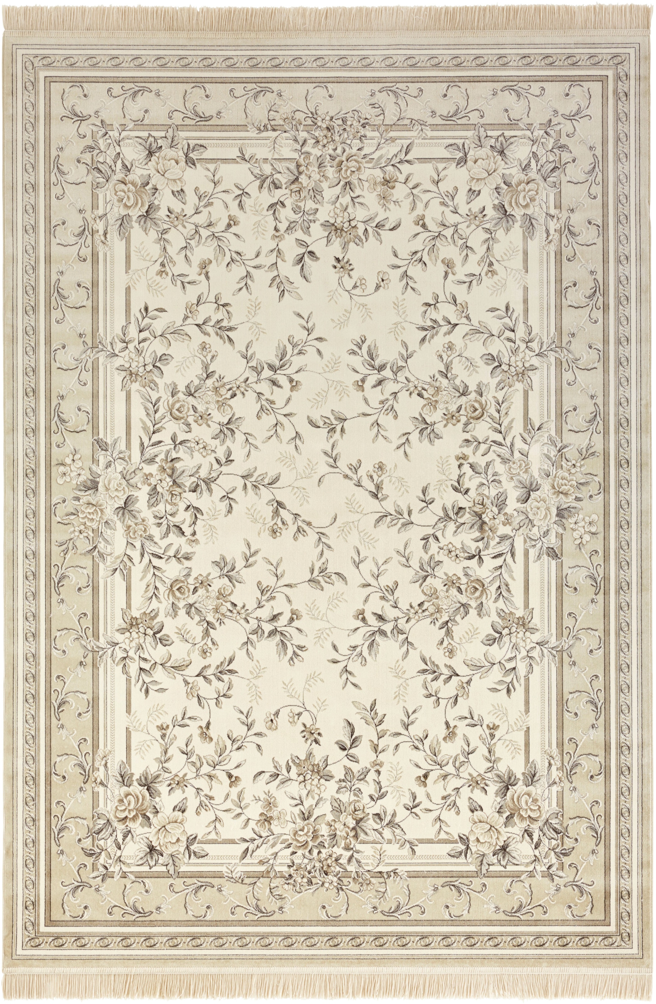 HANSE Home Teppich »Antik Flowers«, rechteckig, 5 mm Höhe, Orientalisch mit Fransen, Orient, Wohnzimmer, Schlafzimmer, Esszimmer