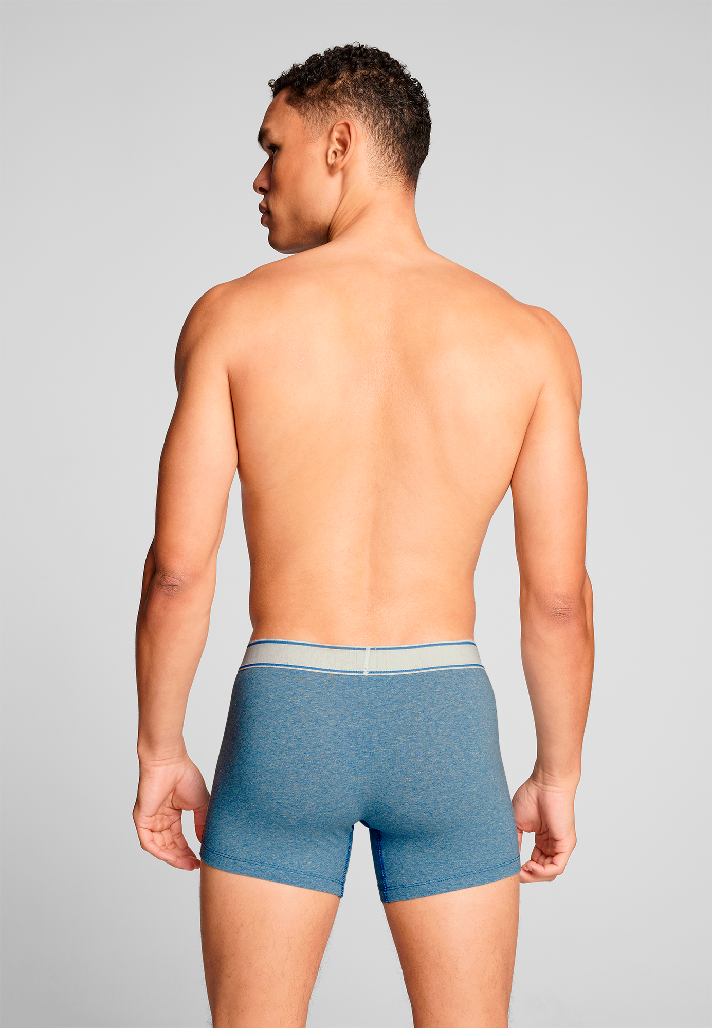 Levi's® Boxershorts »LEVIS MEN VNTG HTR BOXER BRIEF ORG CO 2P«, (2er Pack), mit breitem Logobund
