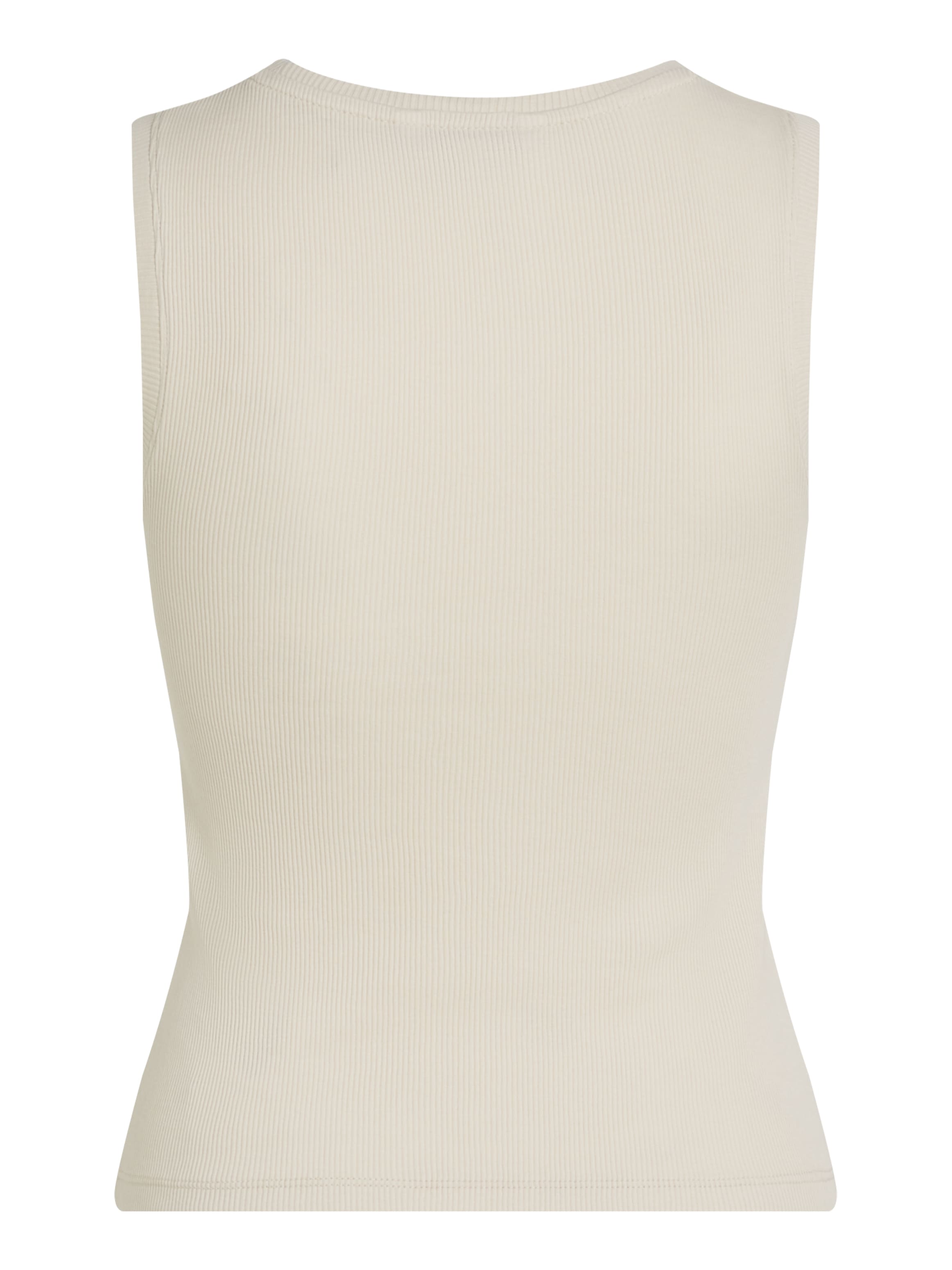 Tommy Jeans Tanktop »TJW SLIM SCRIPT RIB TANK TOP«, mit Logostickerei