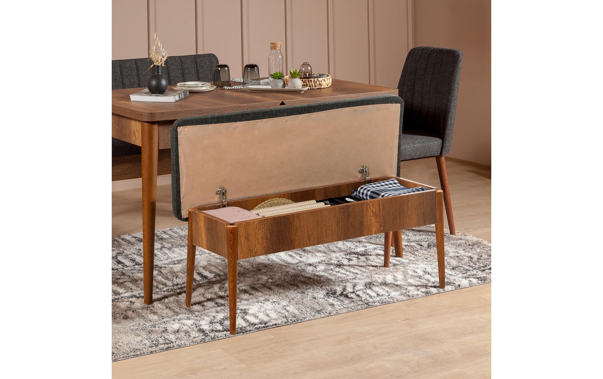 WOODY FASHION Sitzbank »Vina 110 x 85 cm«