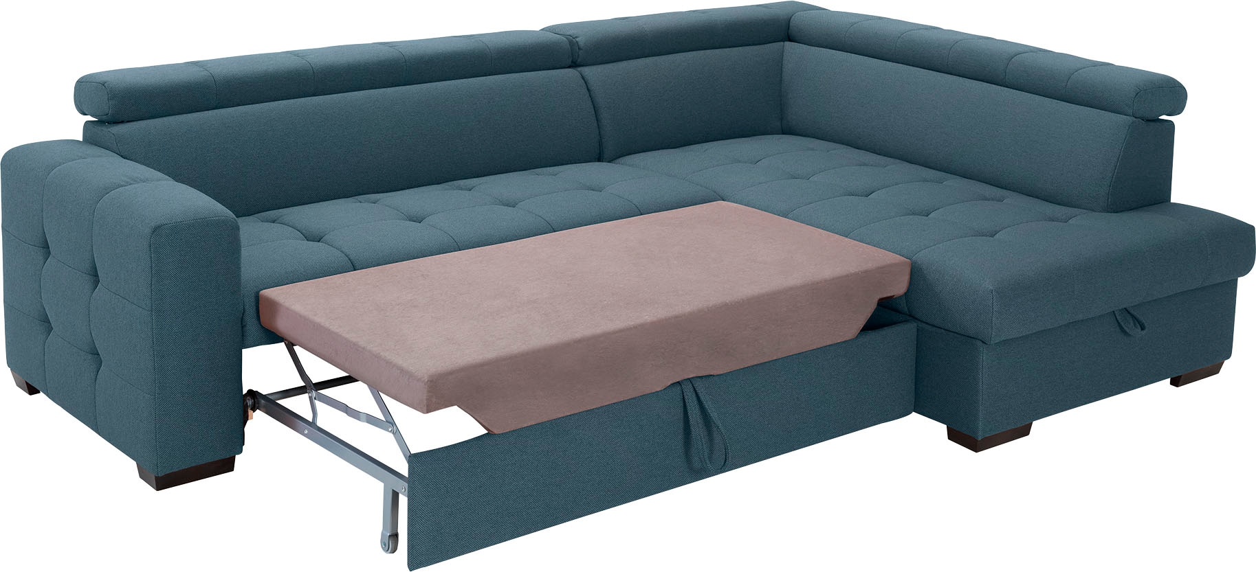 exxpo - sofa fashion Ecksofa »Otusso«, Steppung im Sitzbereich, Wahlweise  mit Bettfunktion und Bettkasten online bestellen | Jelmoli-Versand