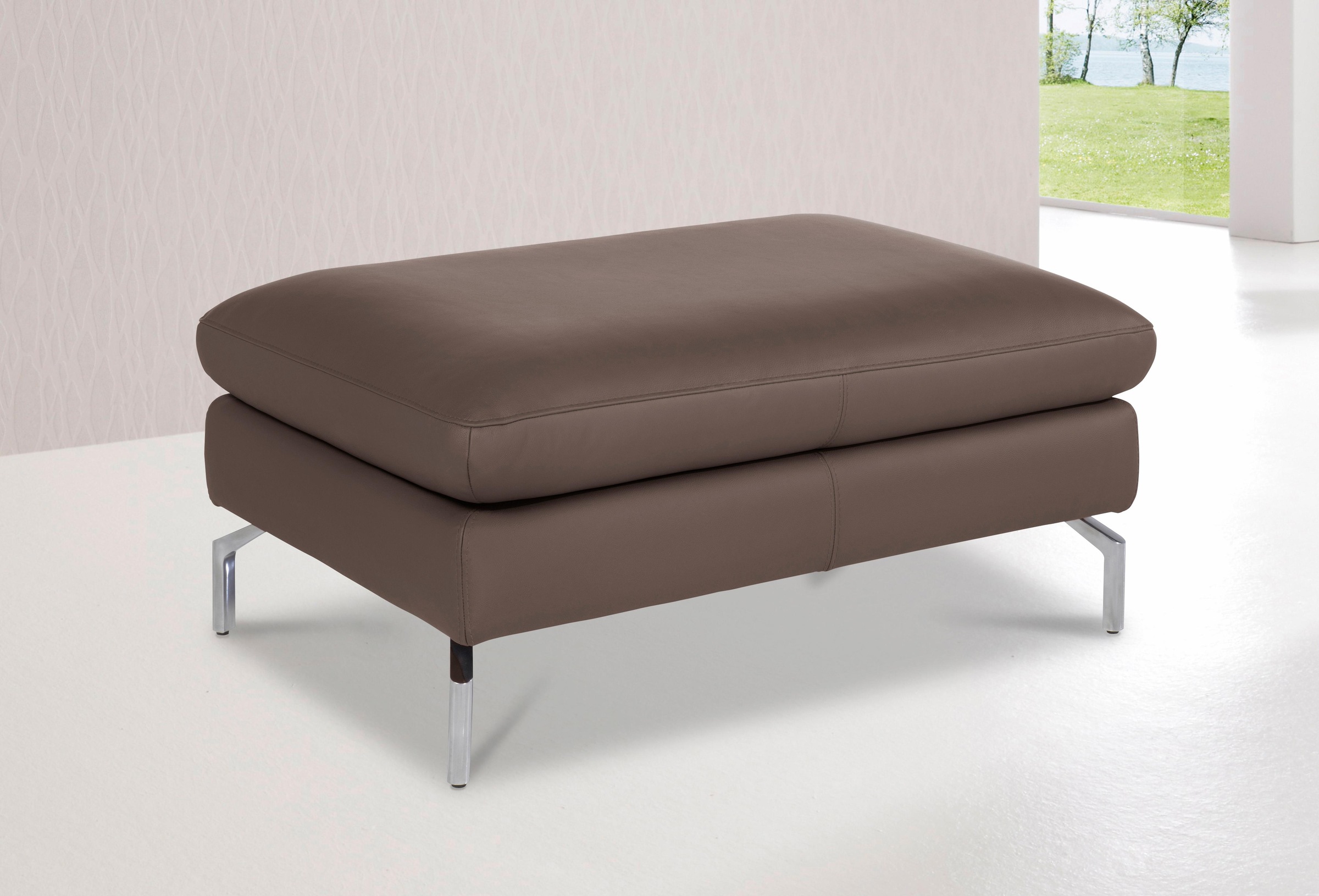 CALIA ITALIA Hocker »Dave mit edlem Metallfuss«