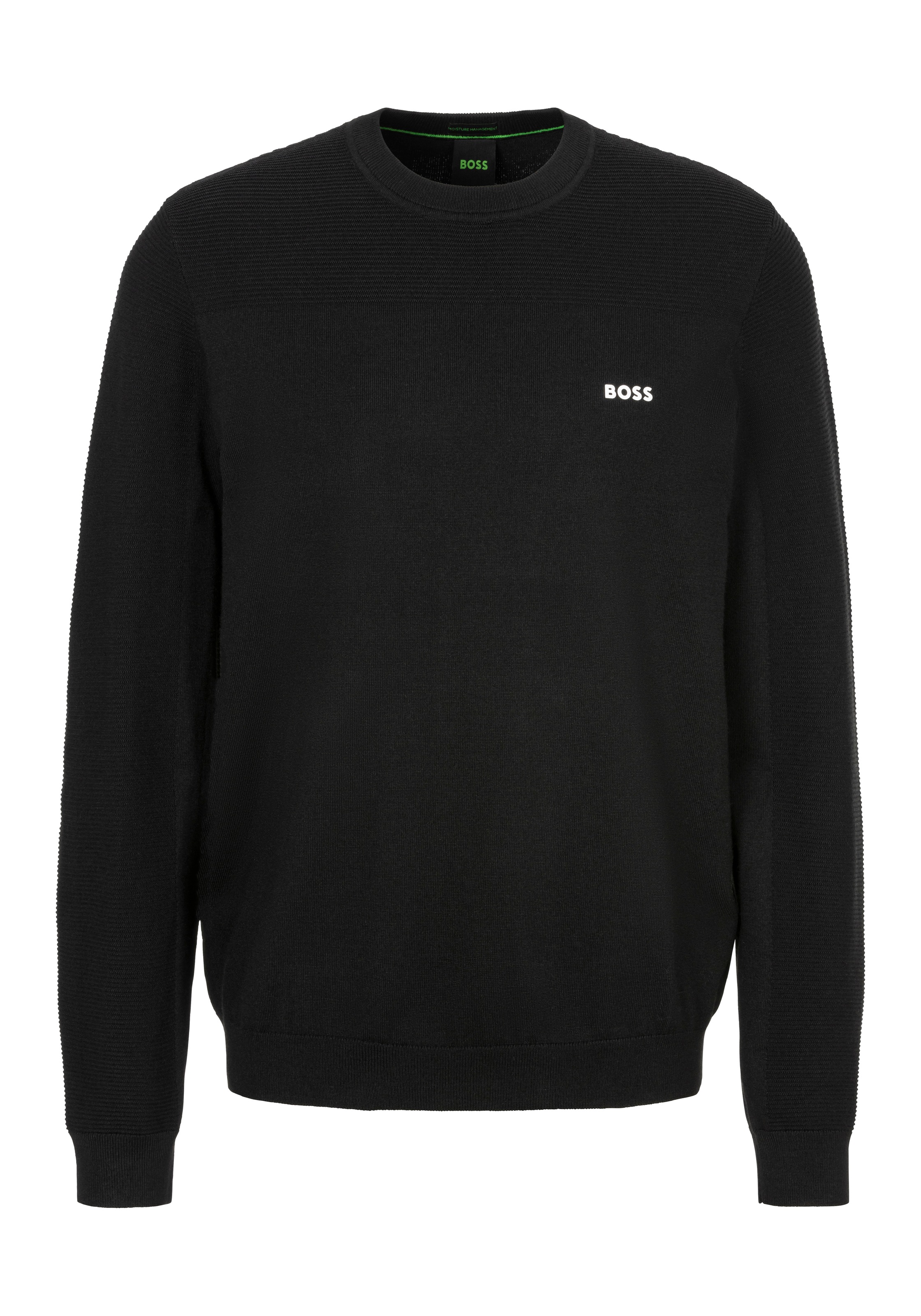 BOSS GREEN Strickpullover »Momentum-X CN«, mit Schurwolle