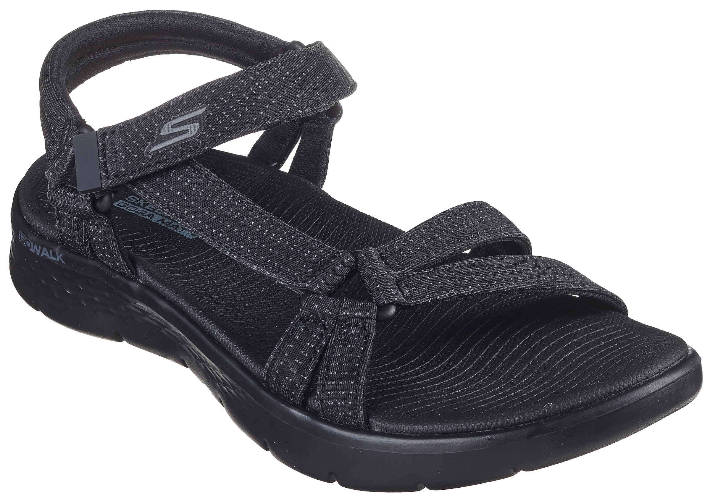 Skechers Sandale »GO WALK FLEX SANDAL-SUBLIME-X«, Sommerschuh, Sandalette, Klettschuh, mit Goga Mat Footbed