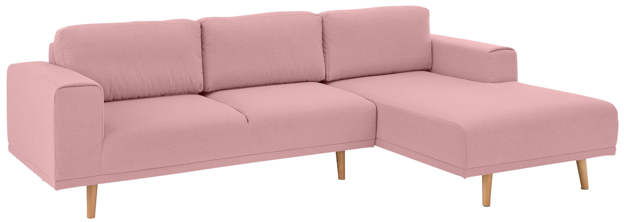 Home affaire Ecksofa »Lasse L-Form«, im scandinavischen Stil mit Holzfüssen