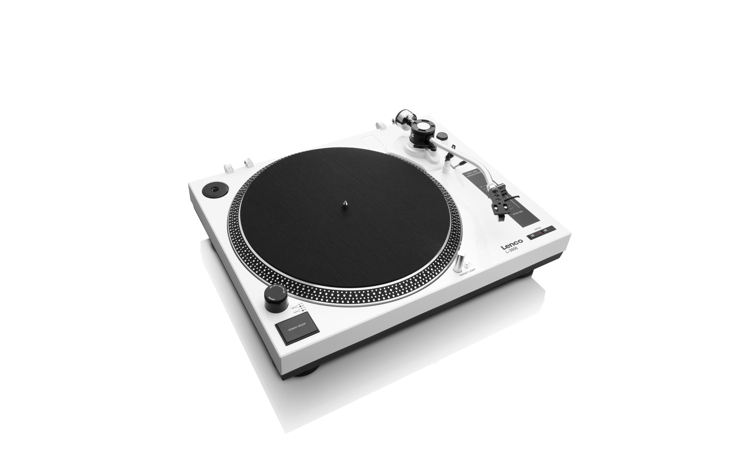 Lenco Plattenspieler »L-3808 Weiss«