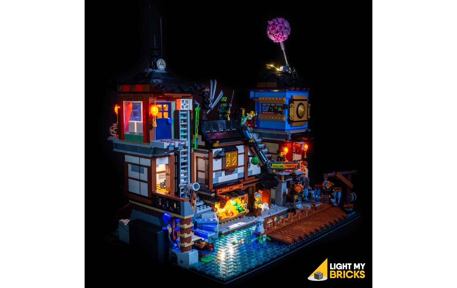 Konstruktionsspielsteine »LEGO Ninjago City Docks #70657 Light Kit«, (59 St.)