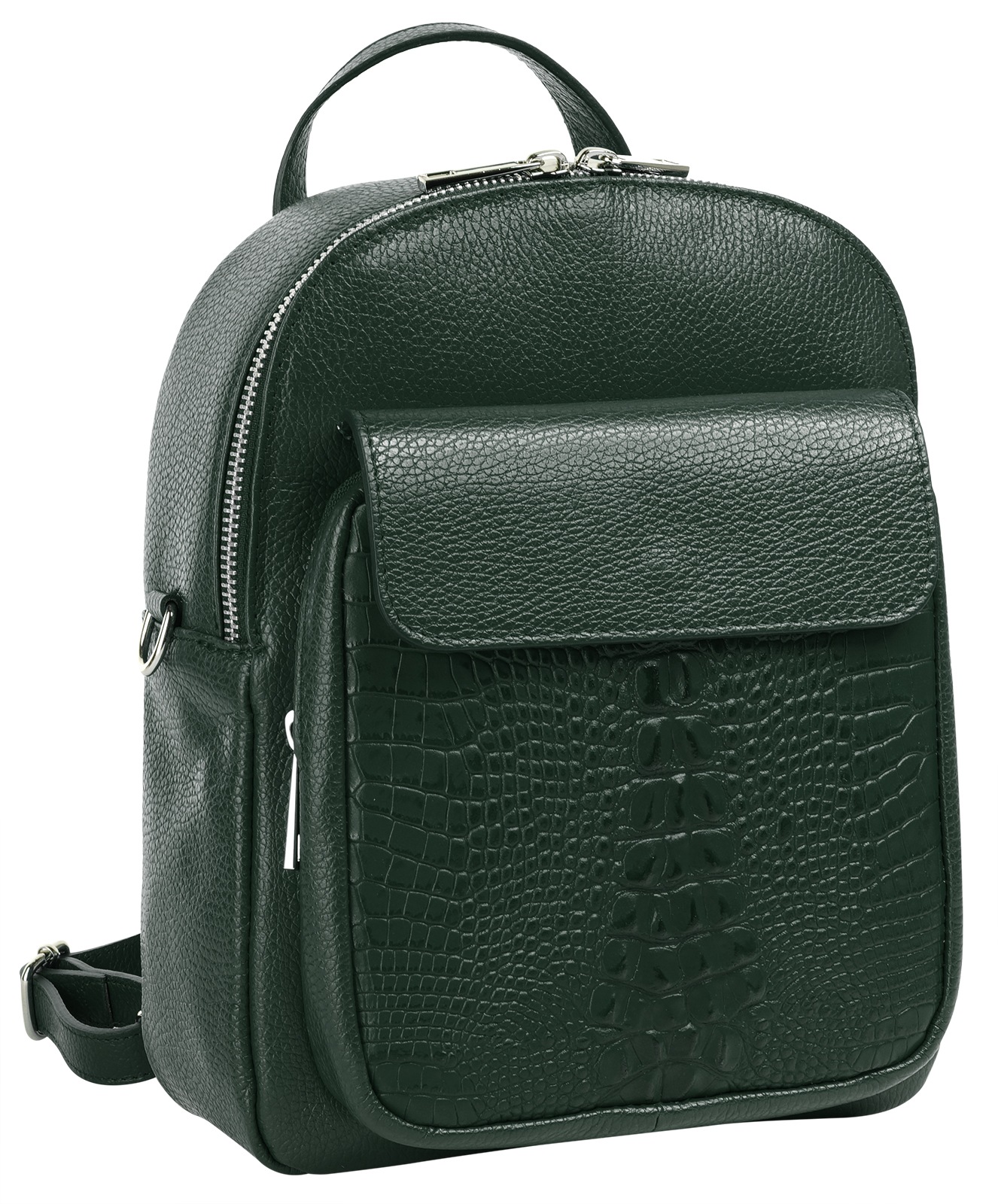 Cluty Cityrucksack, echt Leder, Made in Italy