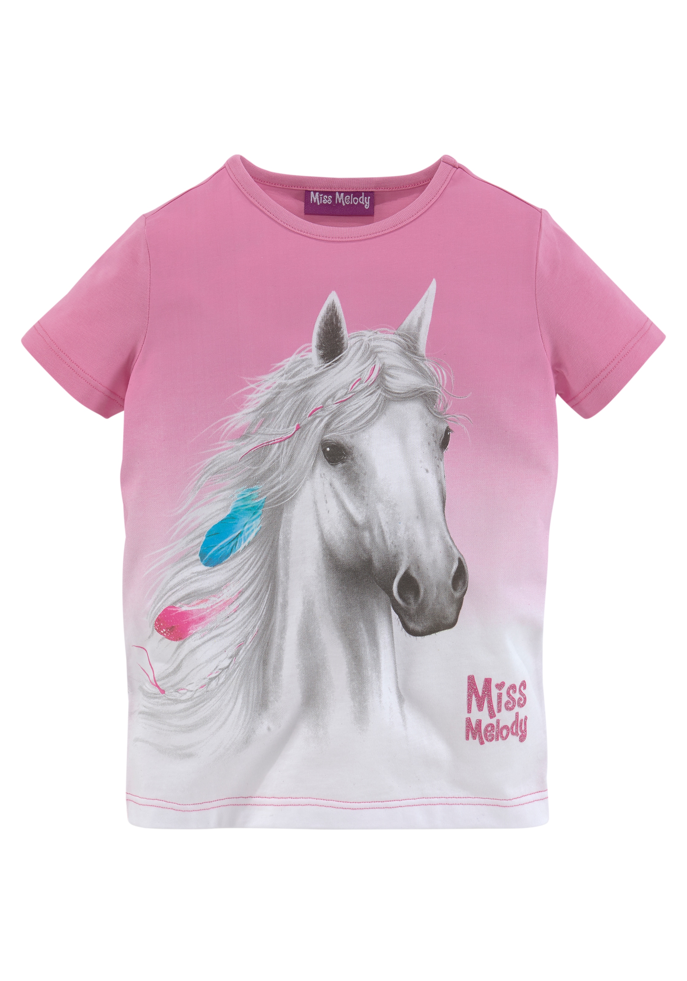 | Jelmoli-Versand mit T-Shirt, günstig ✵ Miss Melody ordern Pferdemotiv schönem