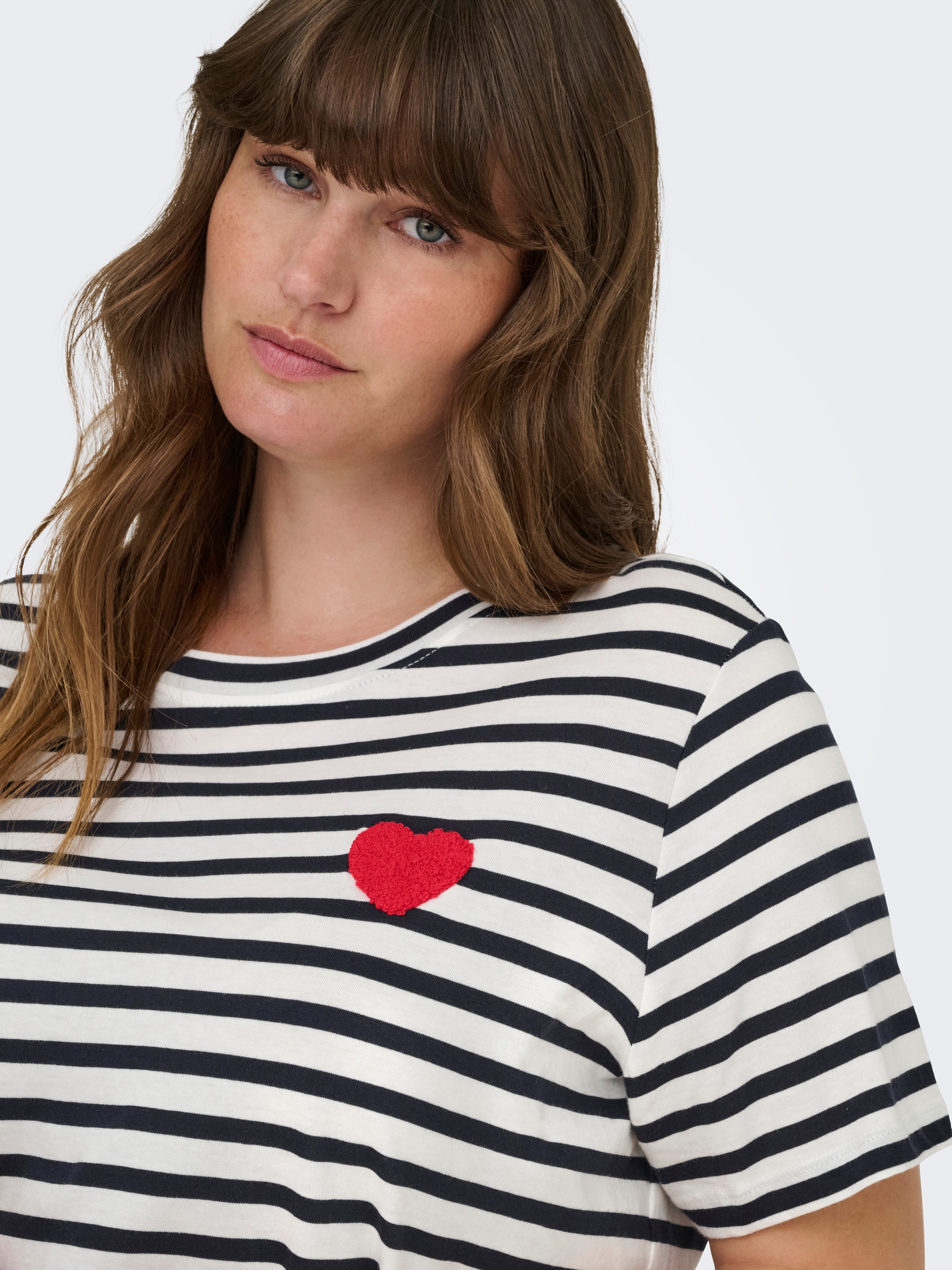 ONLY CARMAKOMA T-Shirt »CARKIKO LIFE S/S O-NECK TERRY TOP JRS«