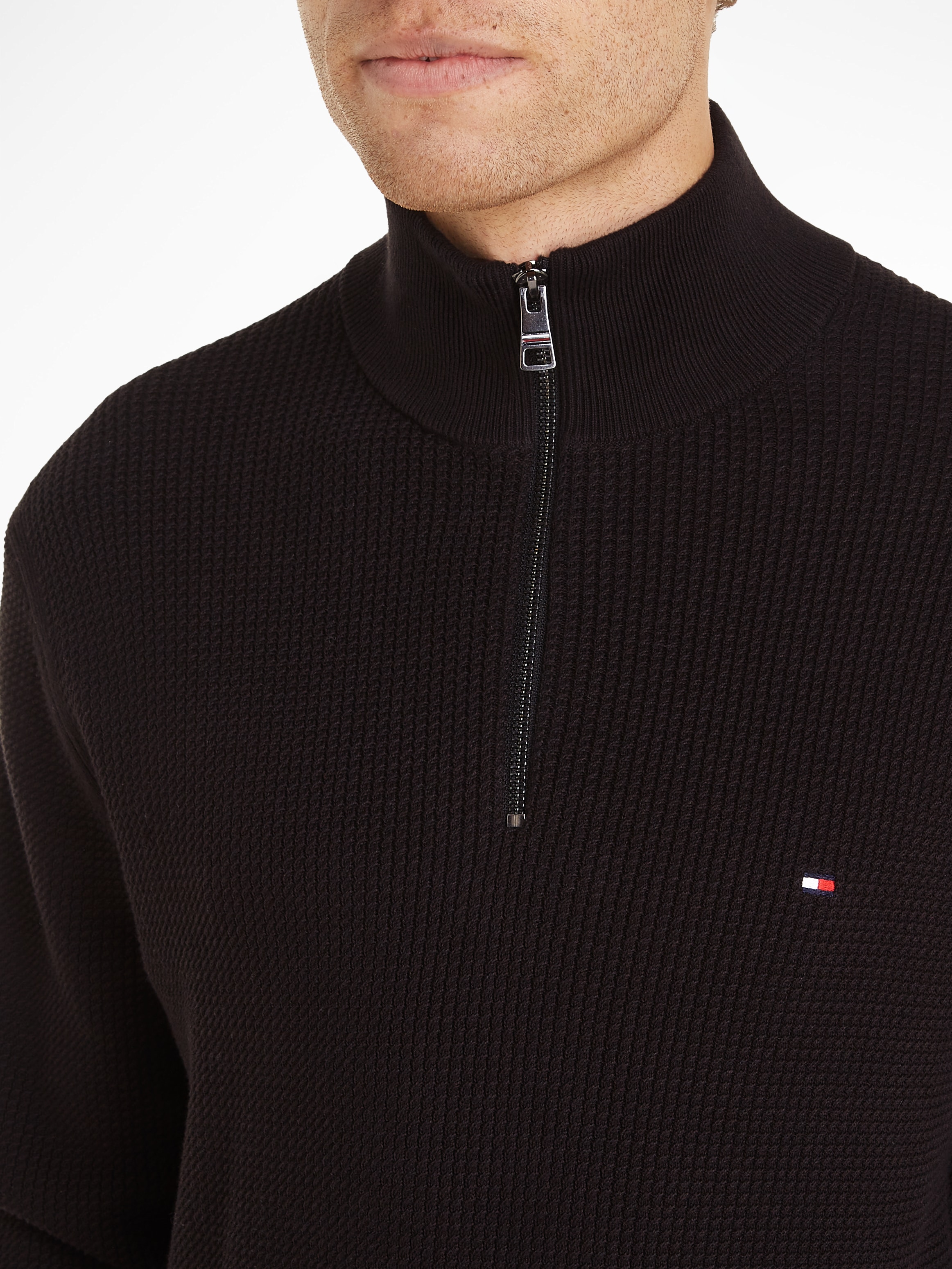 Tommy Hilfiger Troyer »STRUCTURE ZIP MOCK«