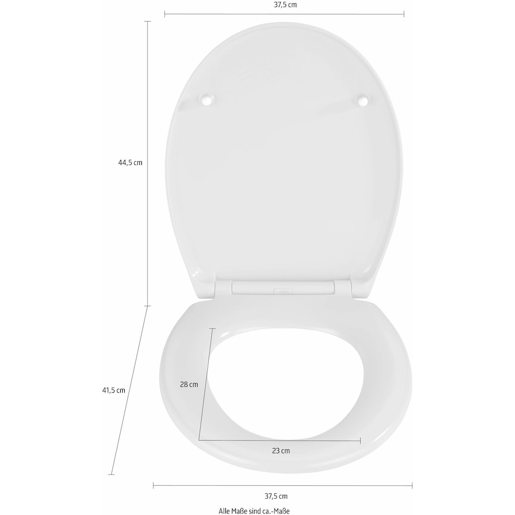 WENKO WC-Sitz »Samos Concrete«
