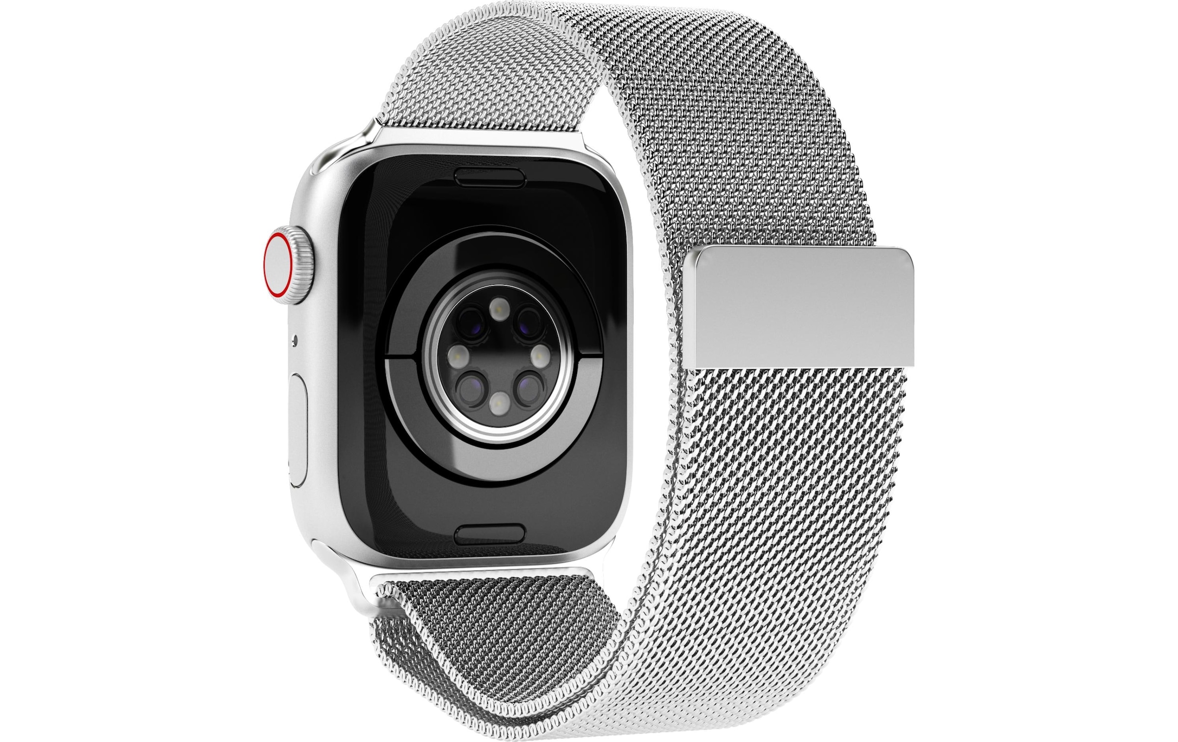 VONMÄHLEN Uhrenarmband »Milanese Loop Apple Watch 42/44/45/49 mm Silver«