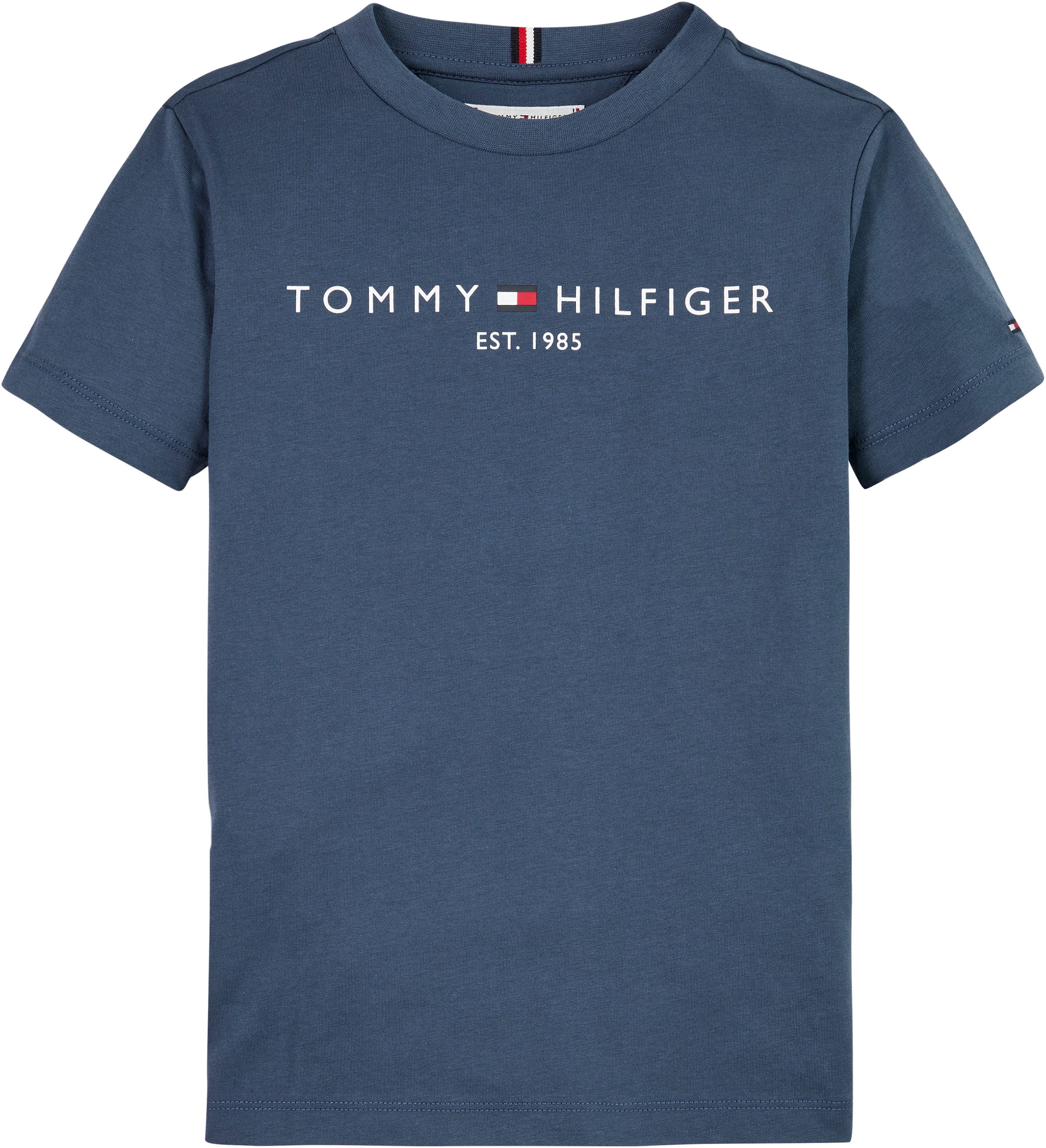 Tommy Hilfiger Kurzarmshirt »U ESSENTIAL TEE S/S«, Kinder bis 16 Jahre mit Logostickerei